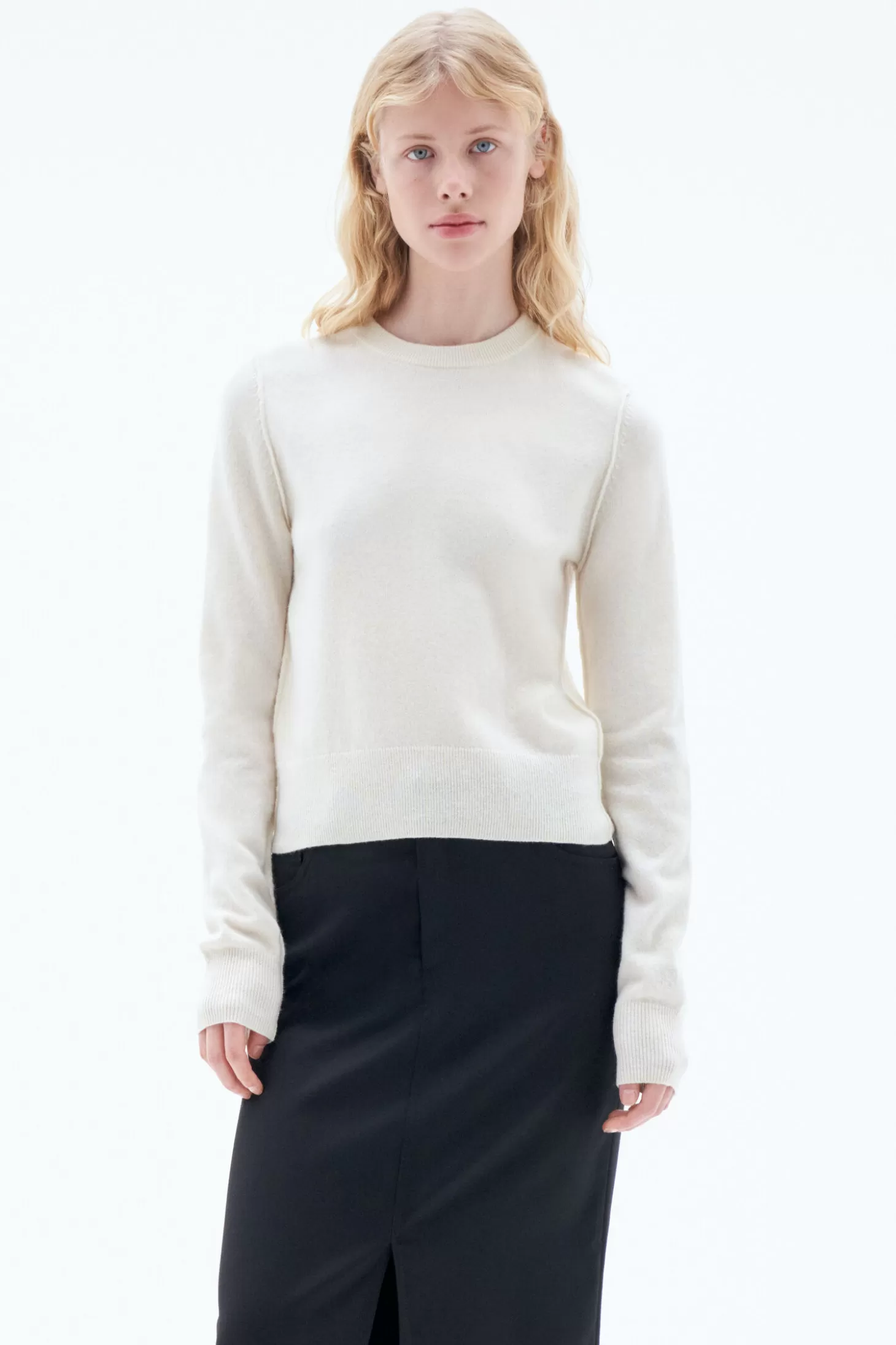 Filippa K 93 Inside-out Sweater-Woman Knitwear