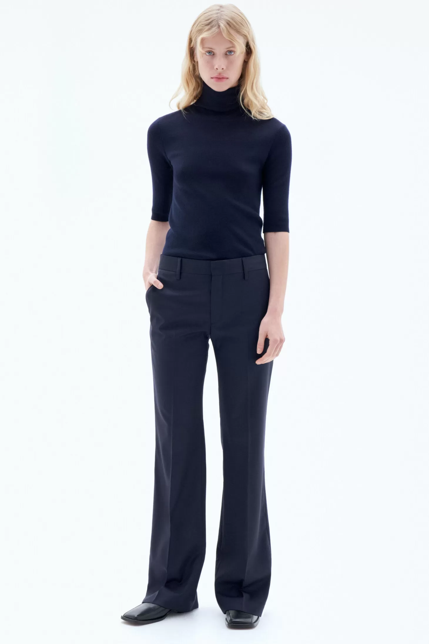 Filippa K Bootcut Wool Trousers-Woman Tailoring | Trousers