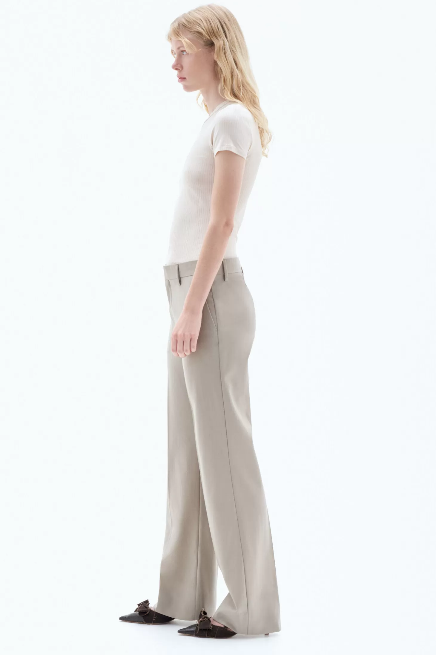 Filippa K Bootcut Wool Trousers-Woman Tailoring | Trousers