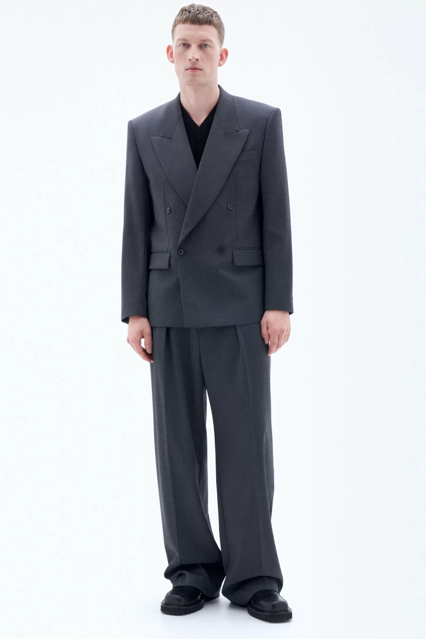 Filippa K Boxy Wool Blazer-Man Tailoring | Suit jackets