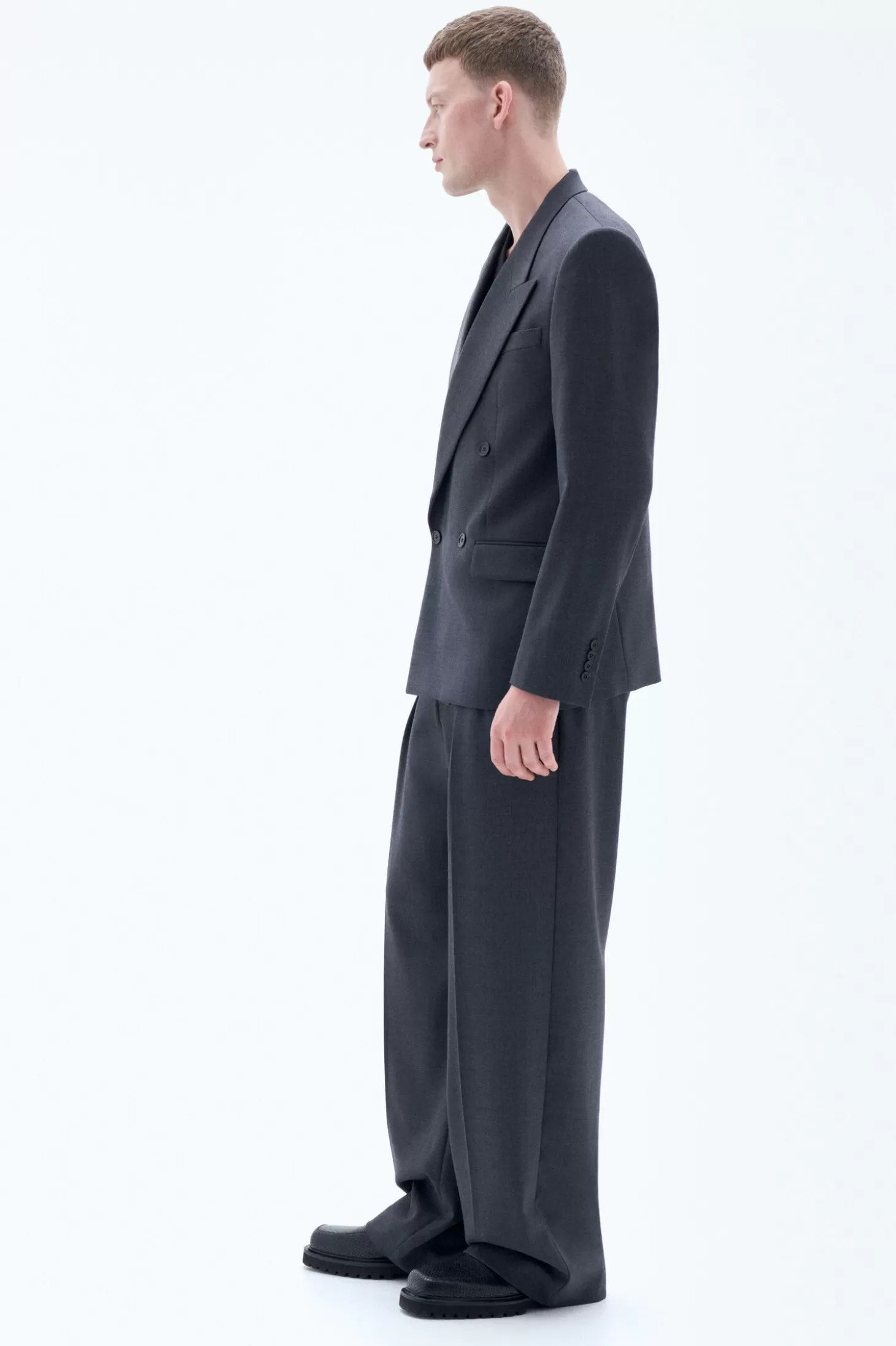 Filippa K Boxy Wool Blazer-Man Tailoring | Suit jackets