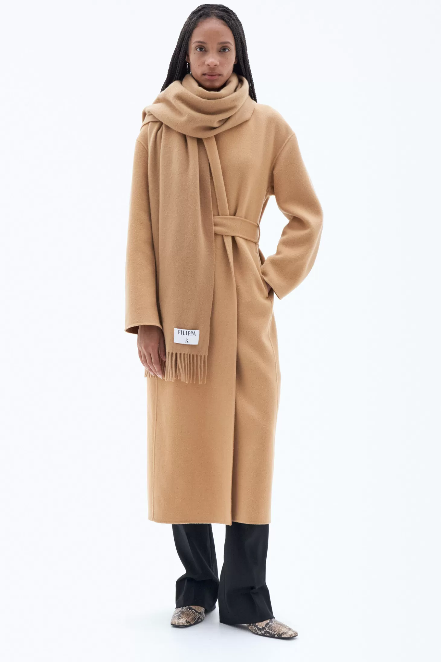 Filippa K Cashmere Blend Scarf-Woman Hats & Scarves