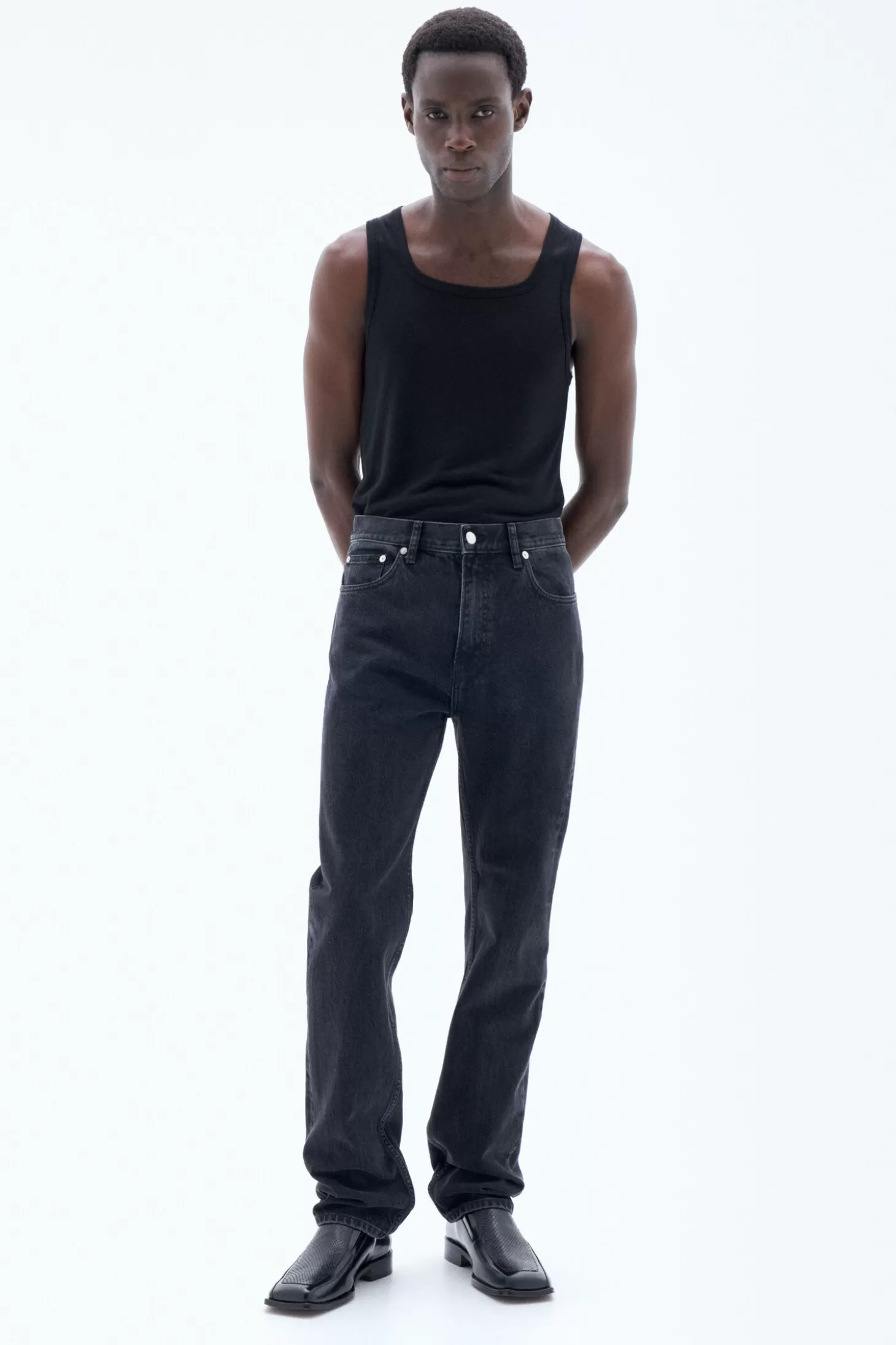 Filippa K Classic Straight Jeans-Man Denim