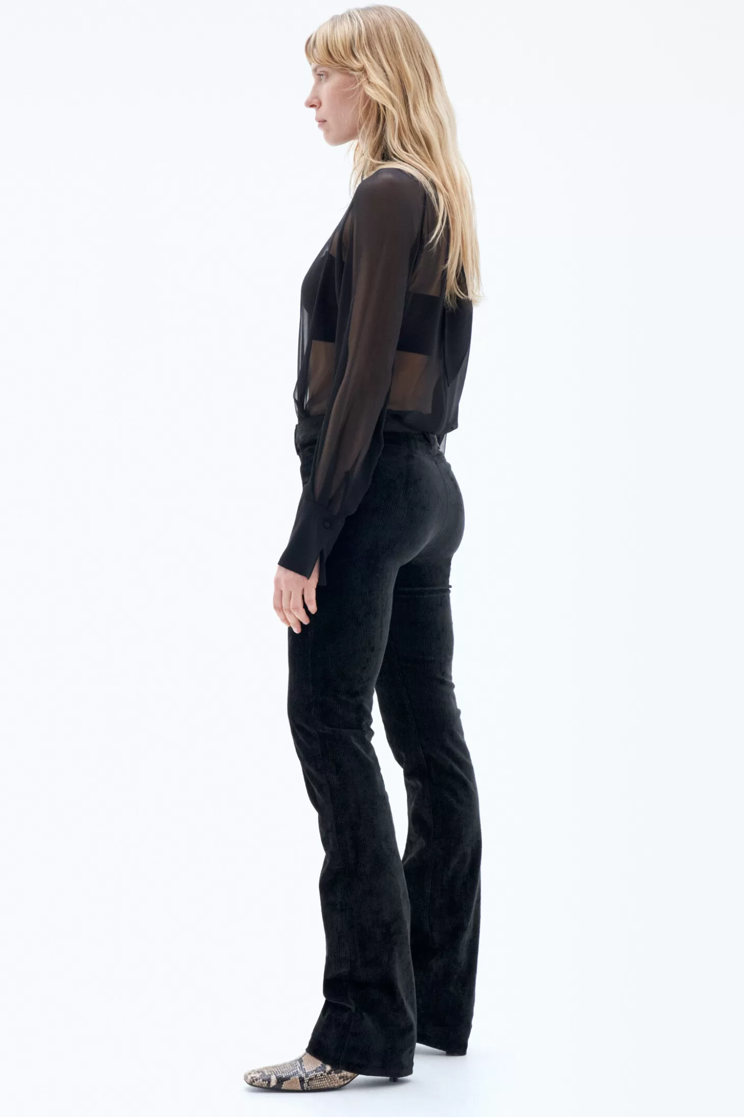 Filippa K Corduroy Bootcut Trousers-Woman Trousers