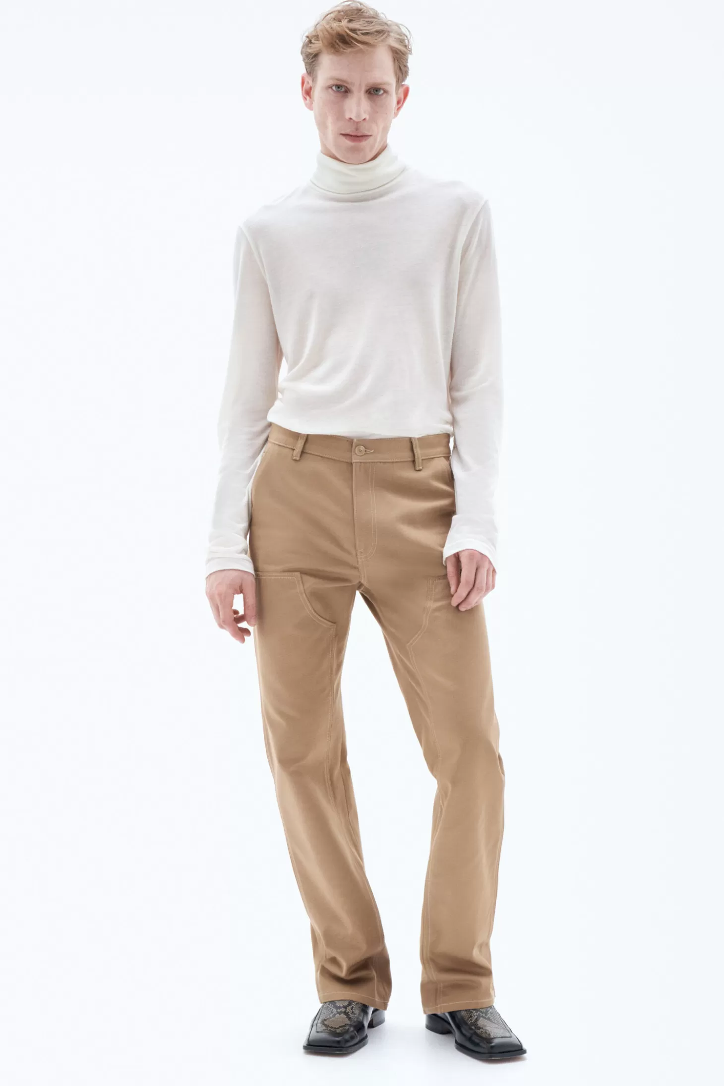 Filippa K Cotton Carpenter Trousers-Man Trousers