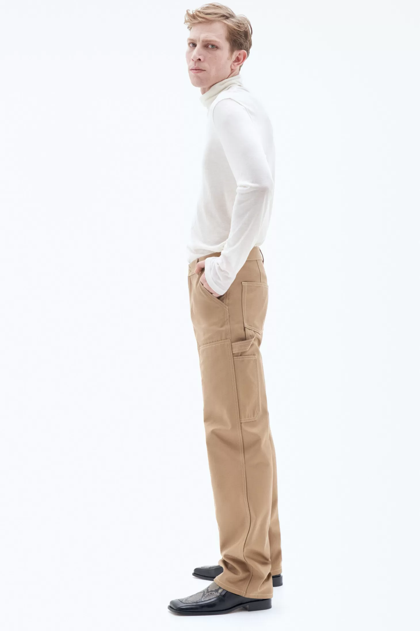 Filippa K Cotton Carpenter Trousers-Man Trousers