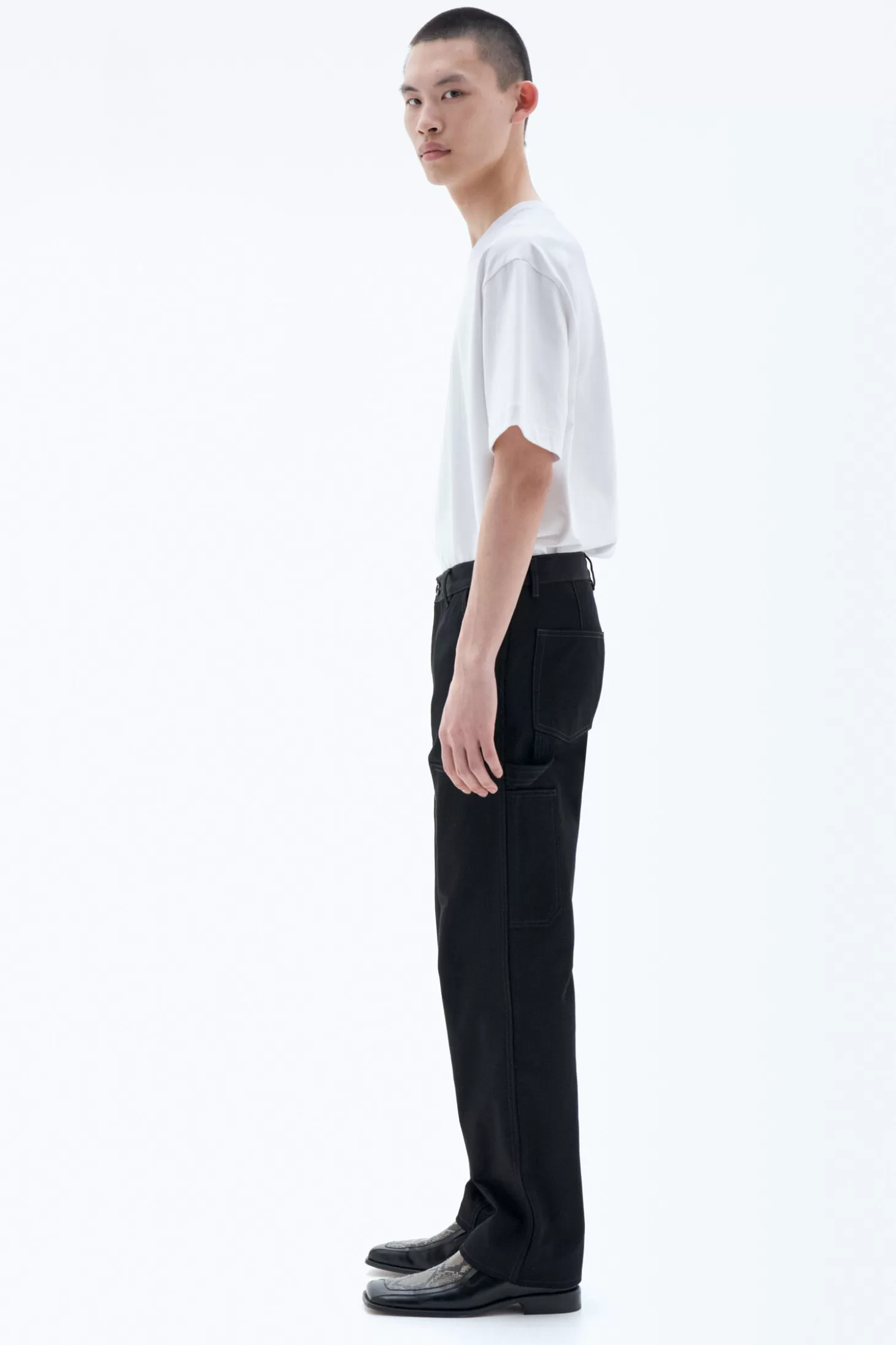 Filippa K Cotton Carpenter Trousers-Man Trousers