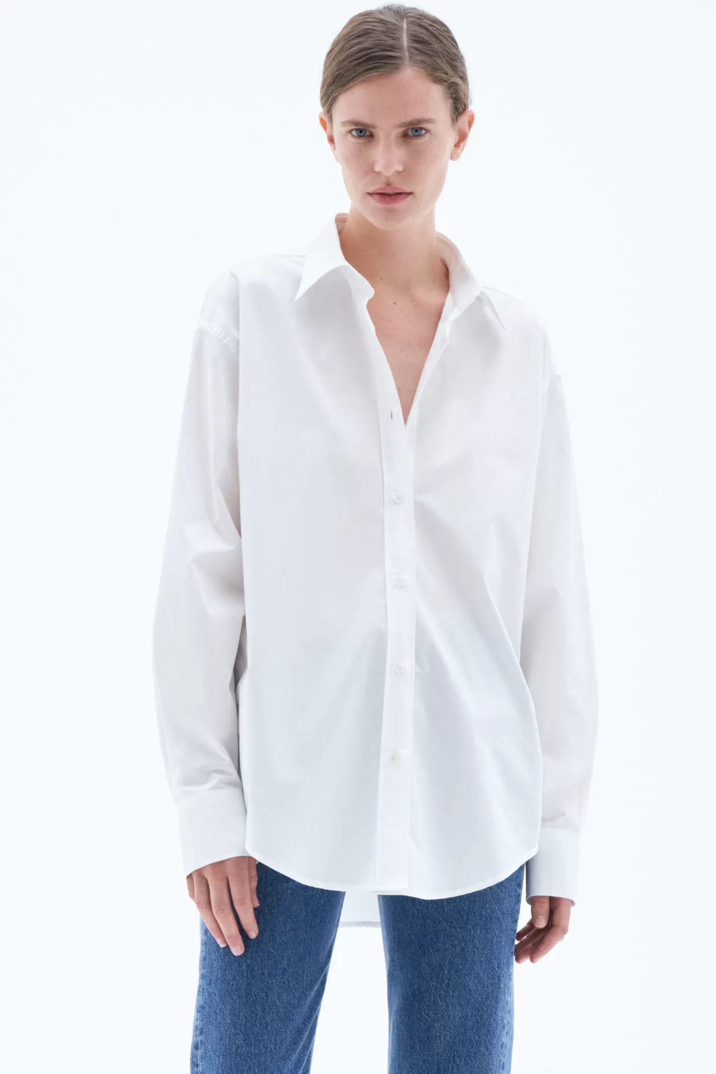 Filippa K Cotton Poplin Shirt-Woman Shirts & Blouses