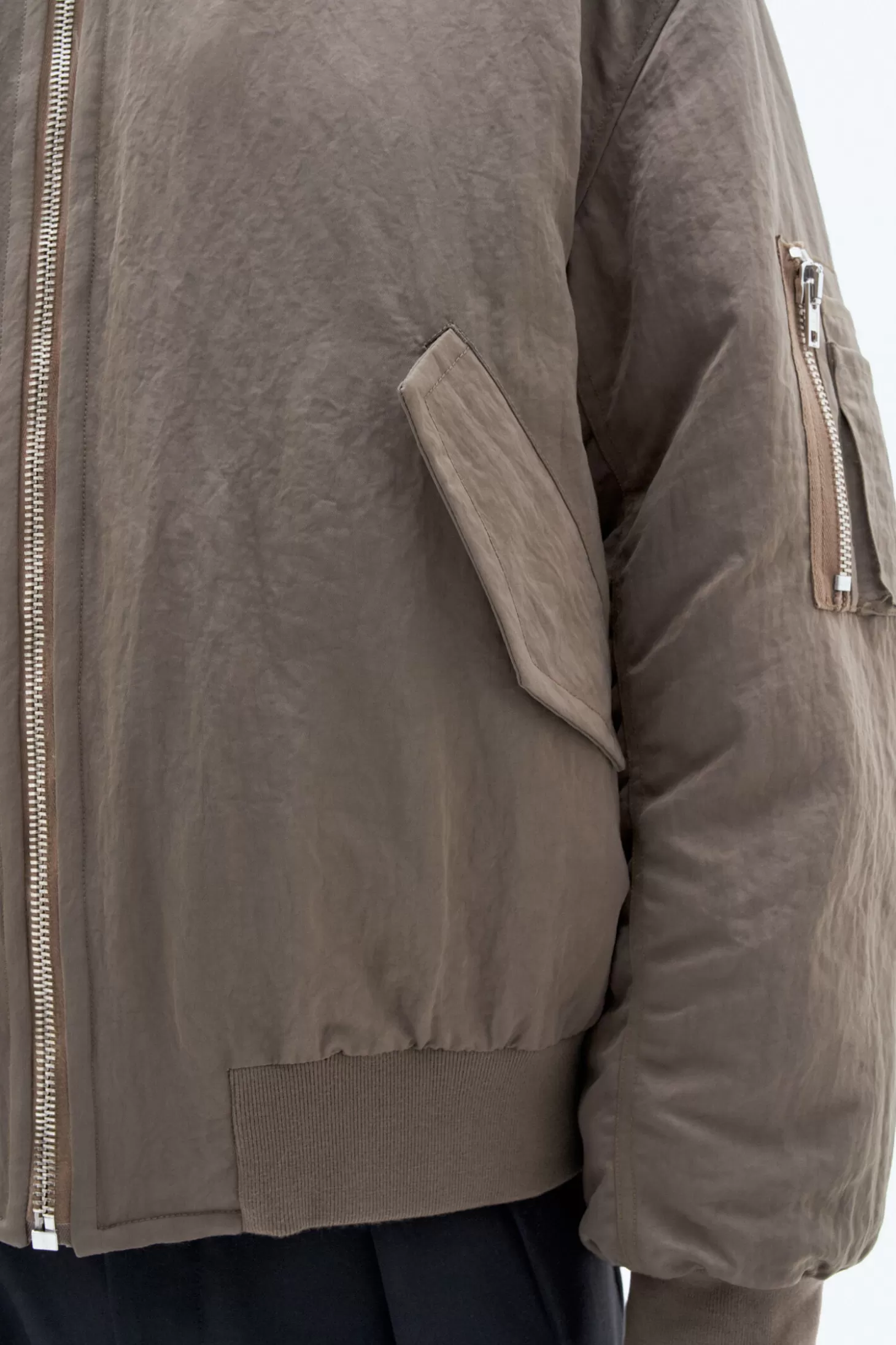 Filippa K Crinkled Bomber Jacket-Man Outerwear