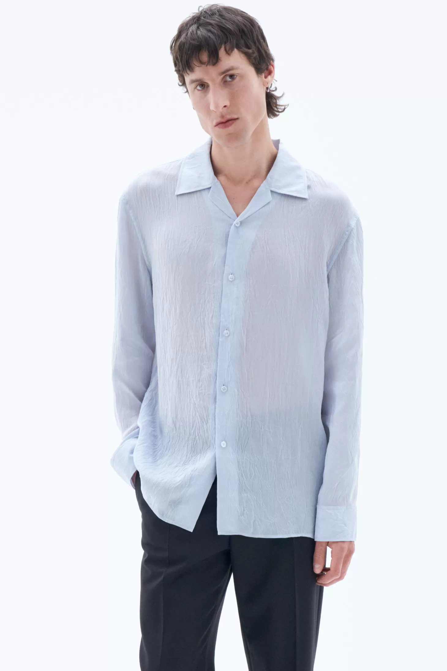 Filippa K Crinkled Resort Shirt-Man Shirts