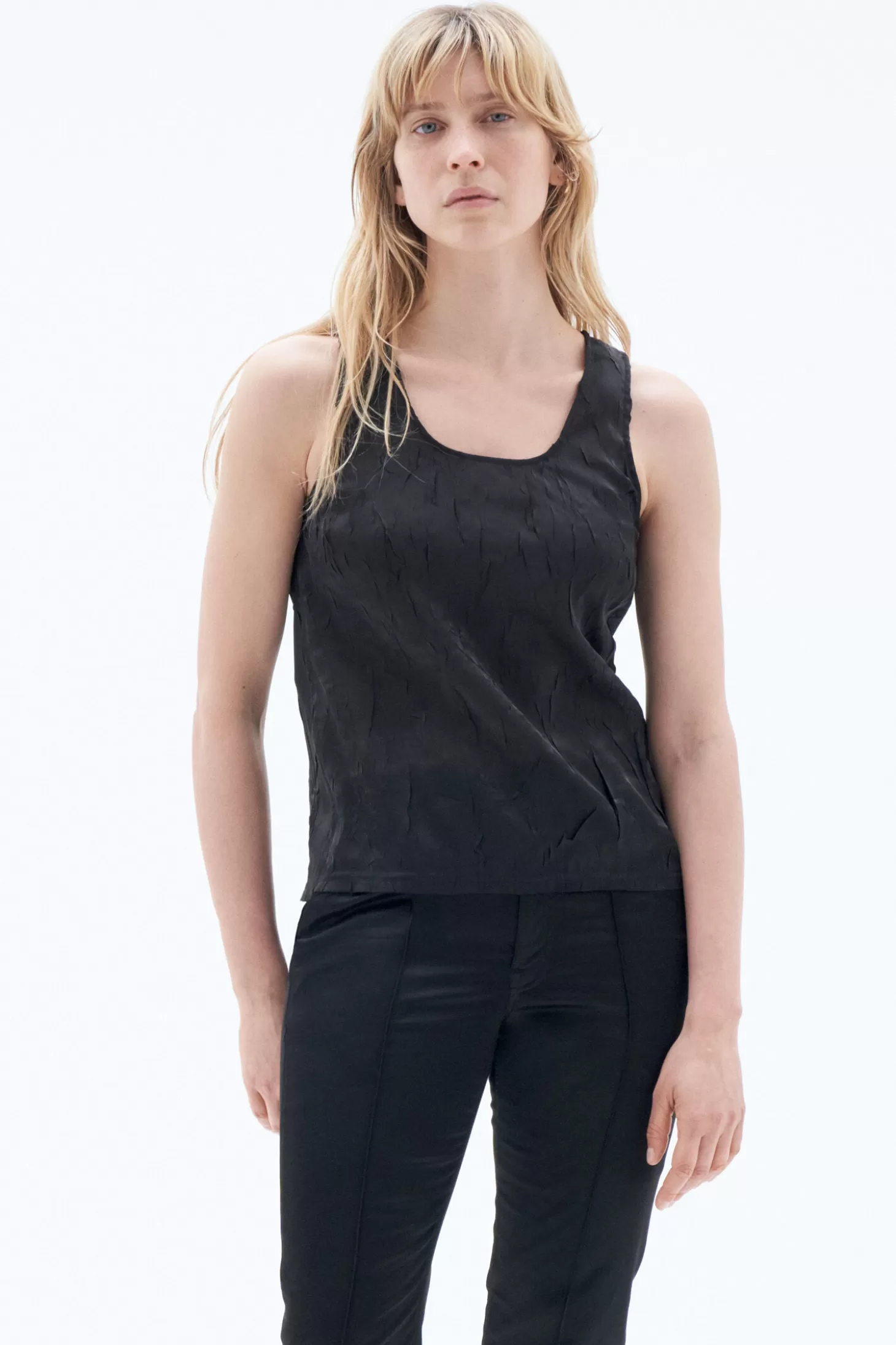 Filippa K Crinkled Tank Top-Woman Shirts & Blouses | Tops