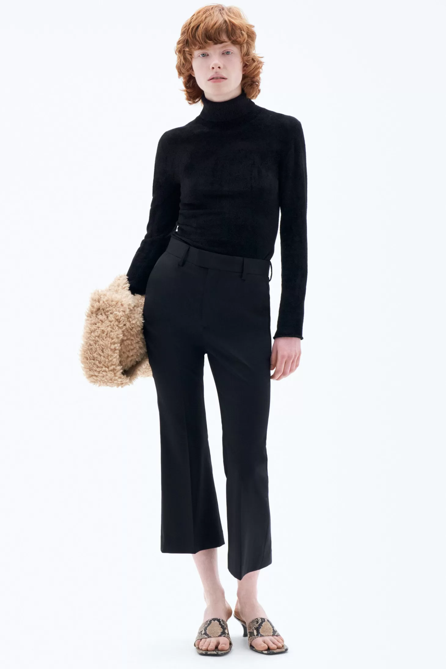 Filippa K Cropped Kick Flare Trousers-Woman Trousers