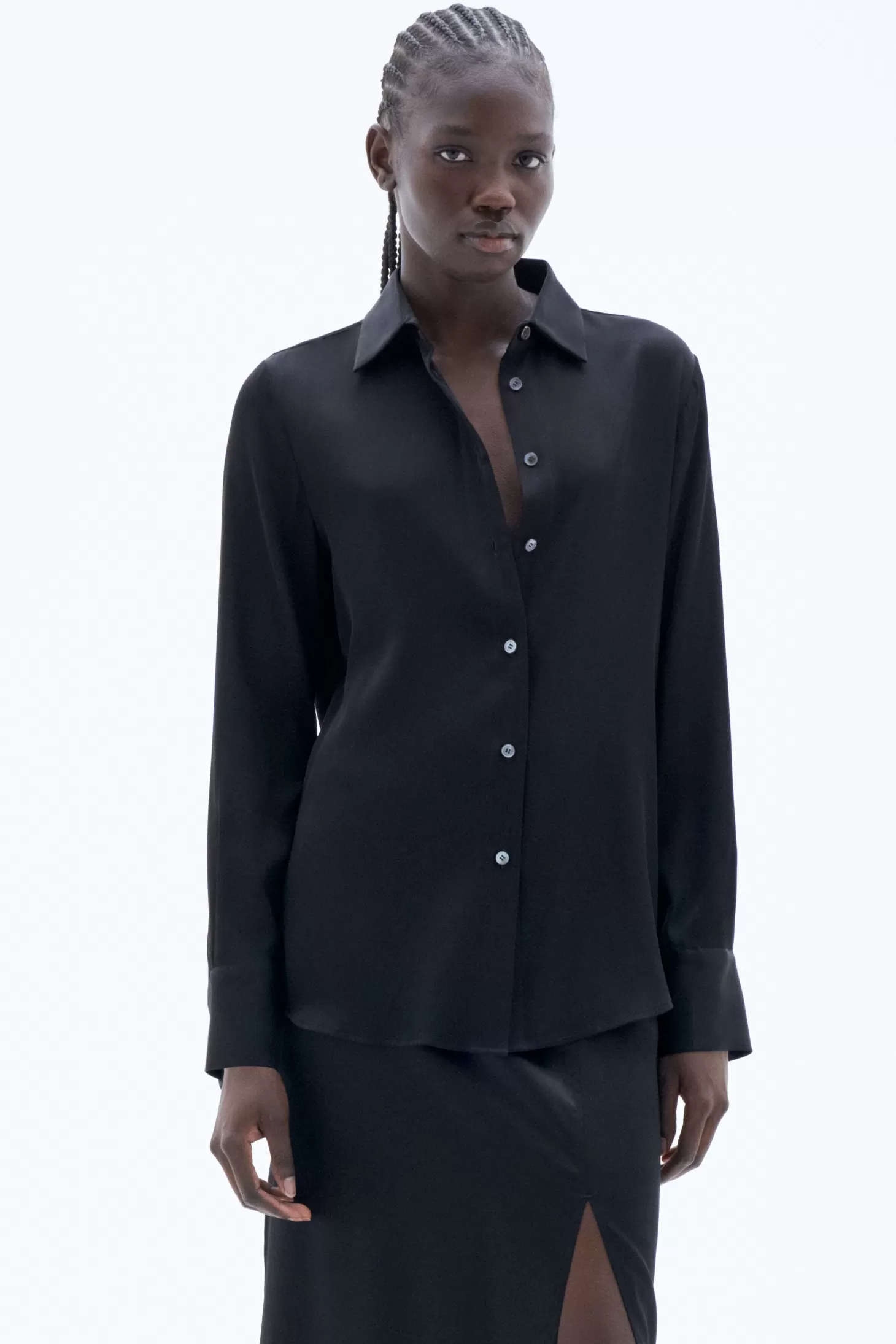 Filippa K Eira Silk Shirt-Woman Shirts & Blouses