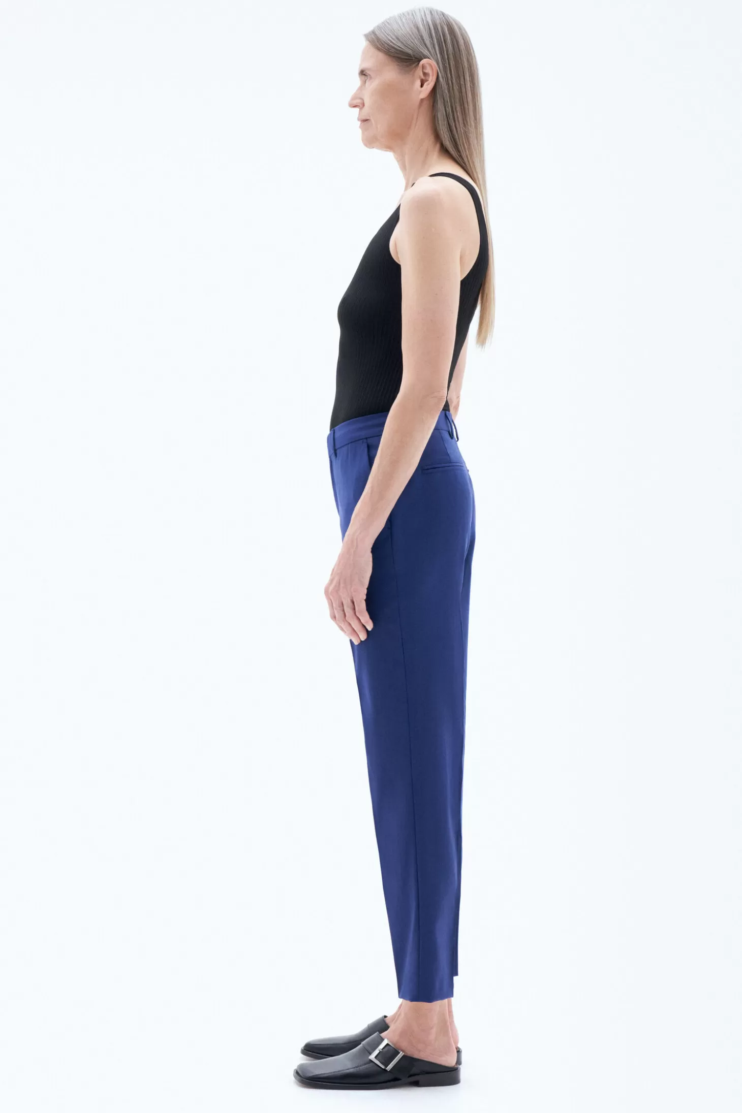 Filippa K Emma Cropped Cool Wool Trousers-Woman Tailoring | Trousers