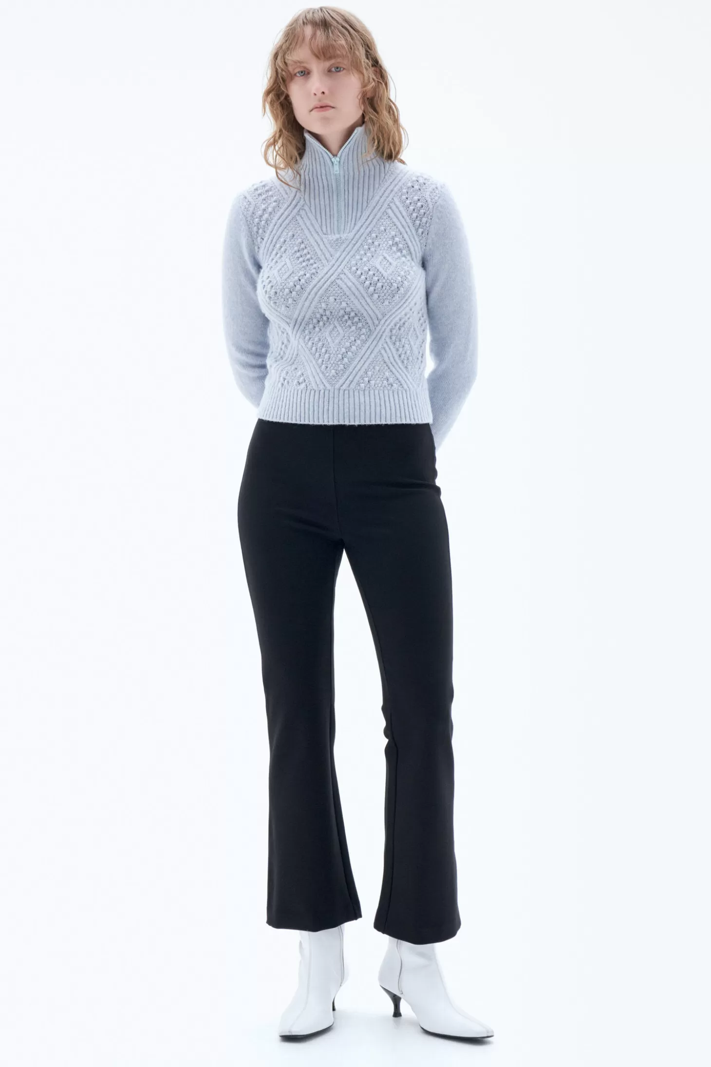 Filippa K Flared Jersey Trousers-Woman Trousers