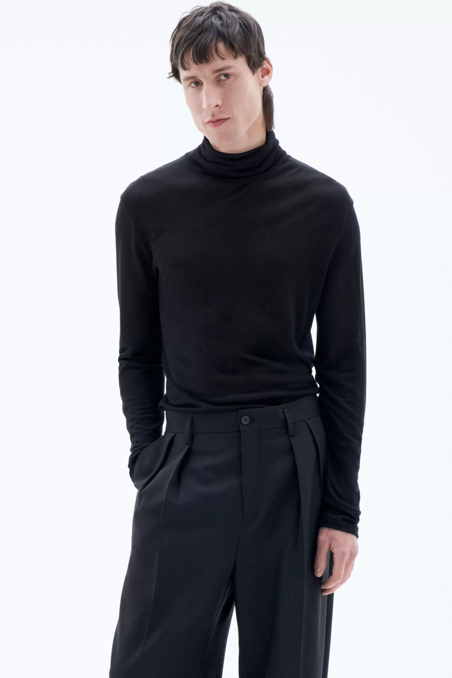 Filippa K Jersey Roller Neck Top-Man T-Shirts | Knitwear