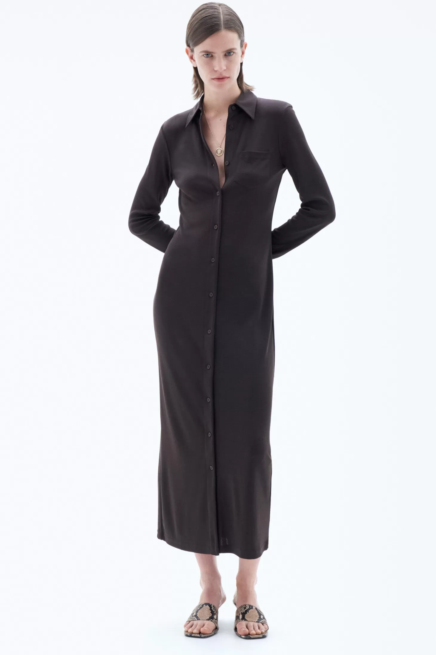 Filippa K Jersey Shirt Dress-Woman Dresses