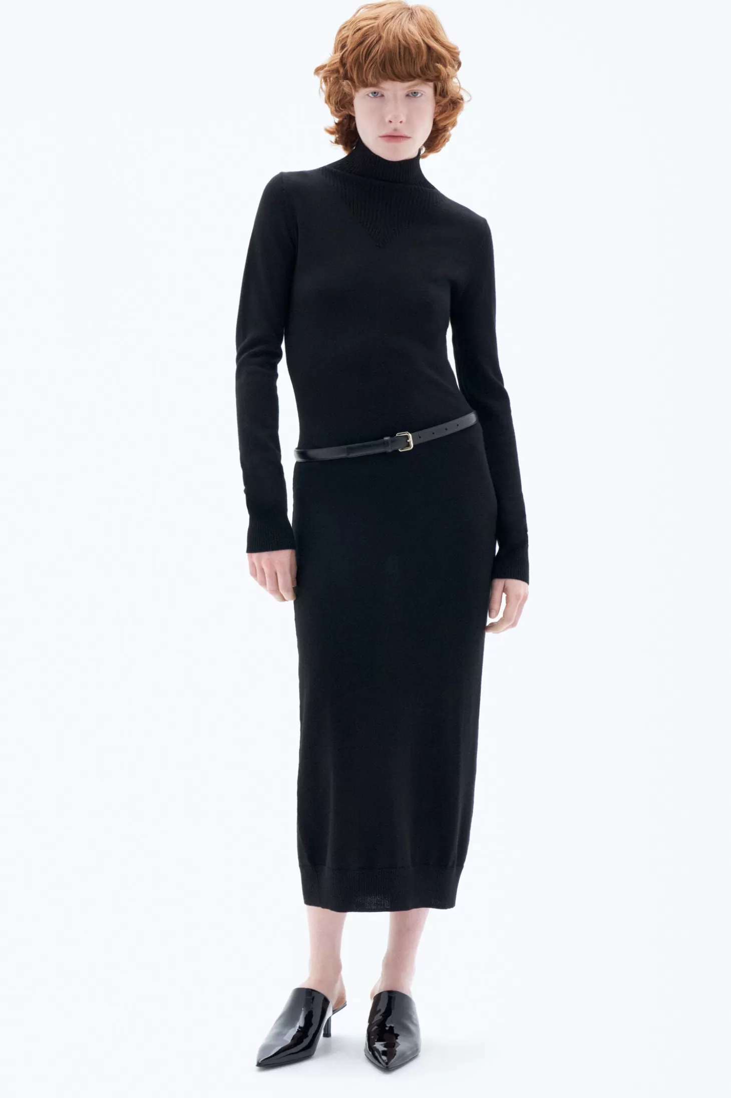 Filippa K Knit Turtleneck Dress-Woman Dresses