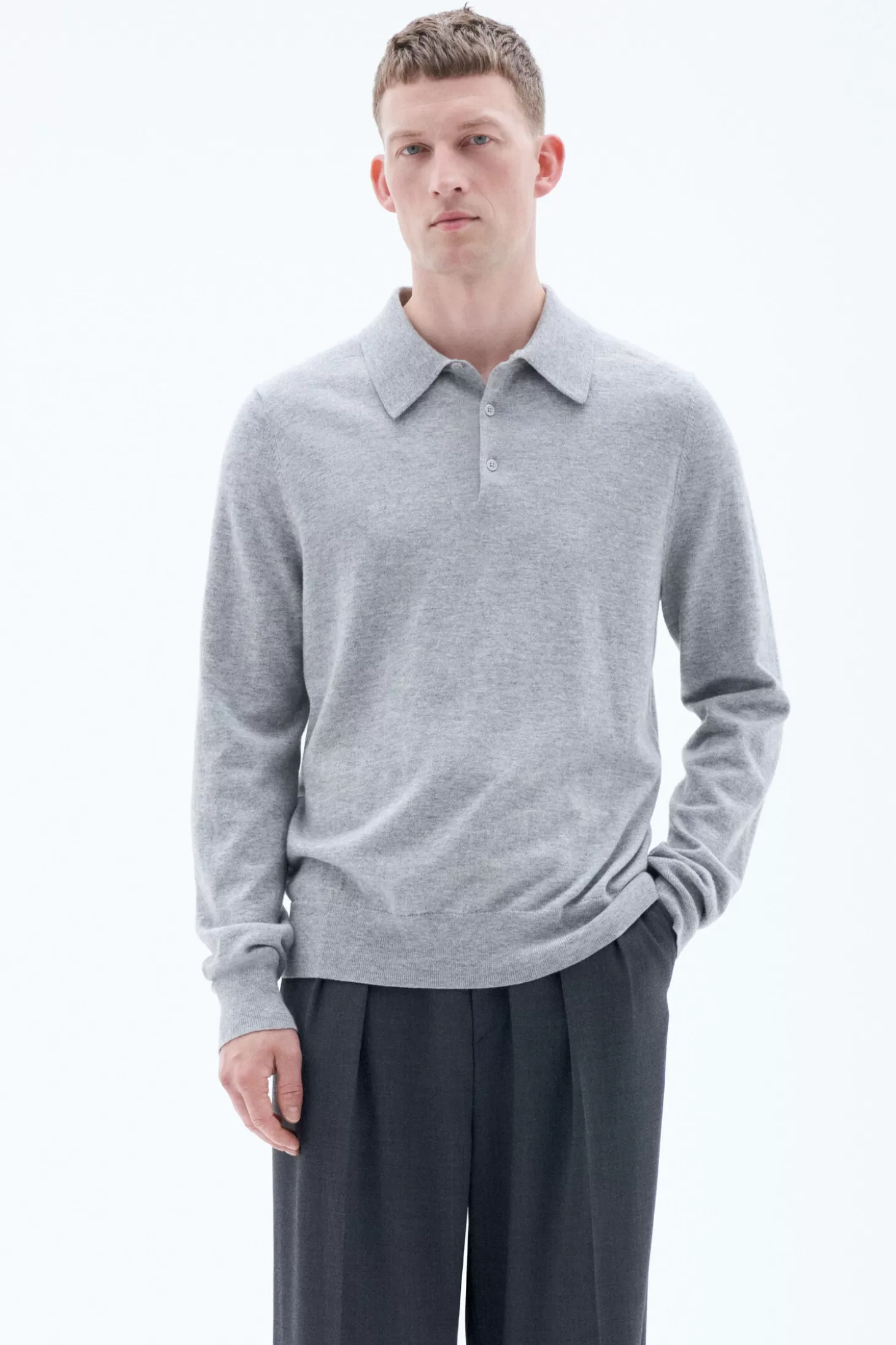 Filippa K Knitted Polo Shirt-Man Bestsellers | Knitwear