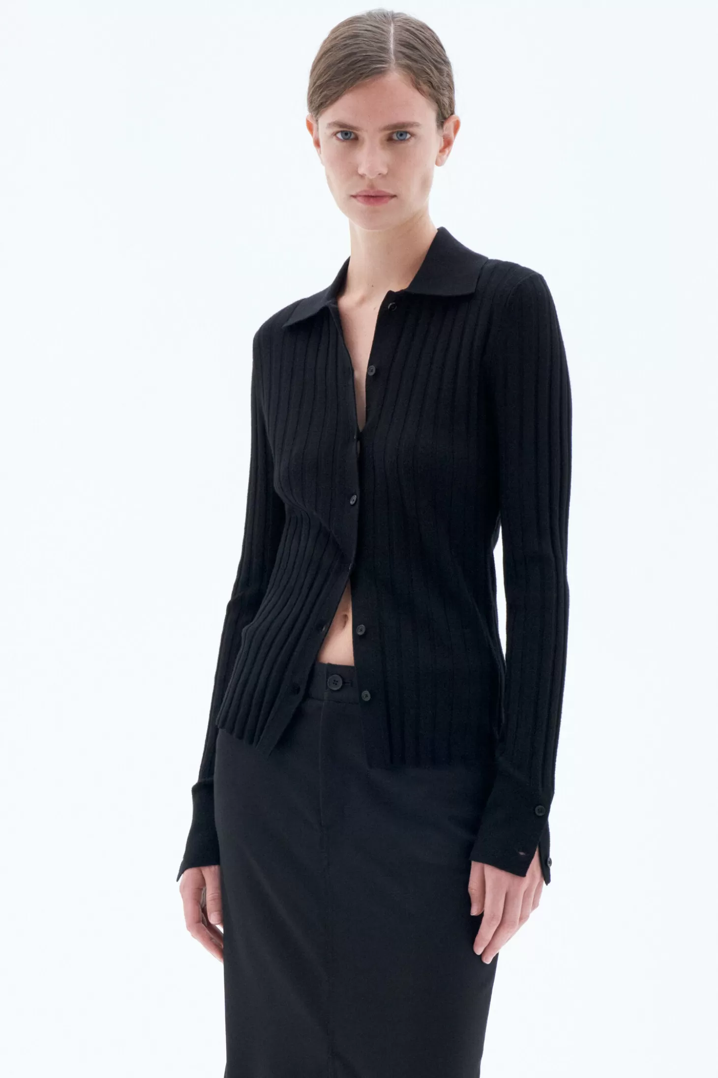 Filippa K Knitted Shirt-Woman Tops | Knitwear