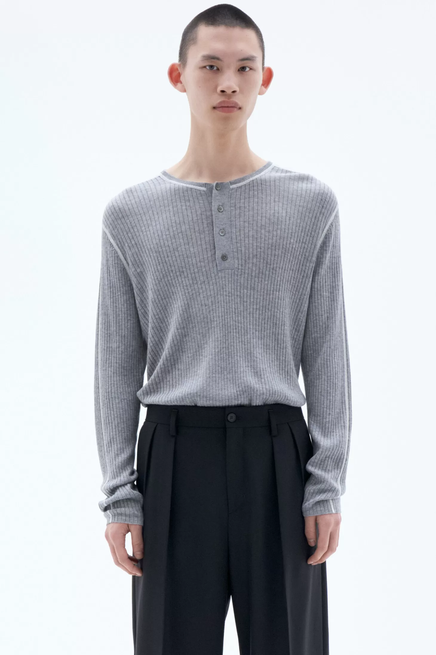 Filippa K Light Rib Sweater-Man Knitwear