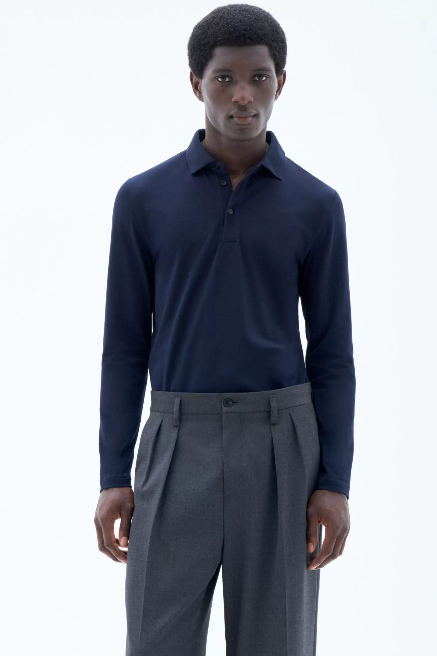 Filippa K Luke Stretch Polo Shirt-Man T-Shirts