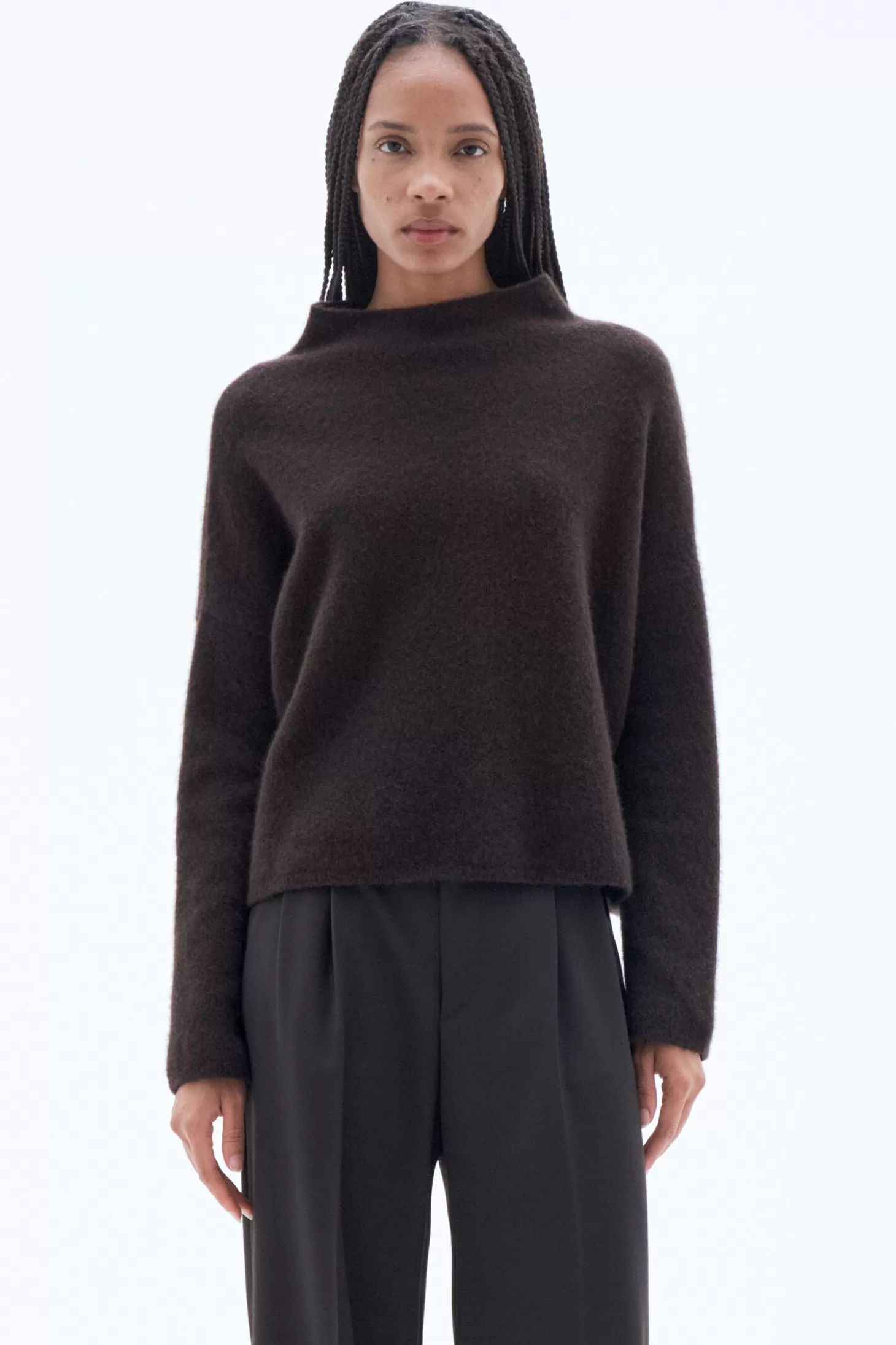 Filippa K Mika Yak Funnelneck Sweater-Woman Knitwear