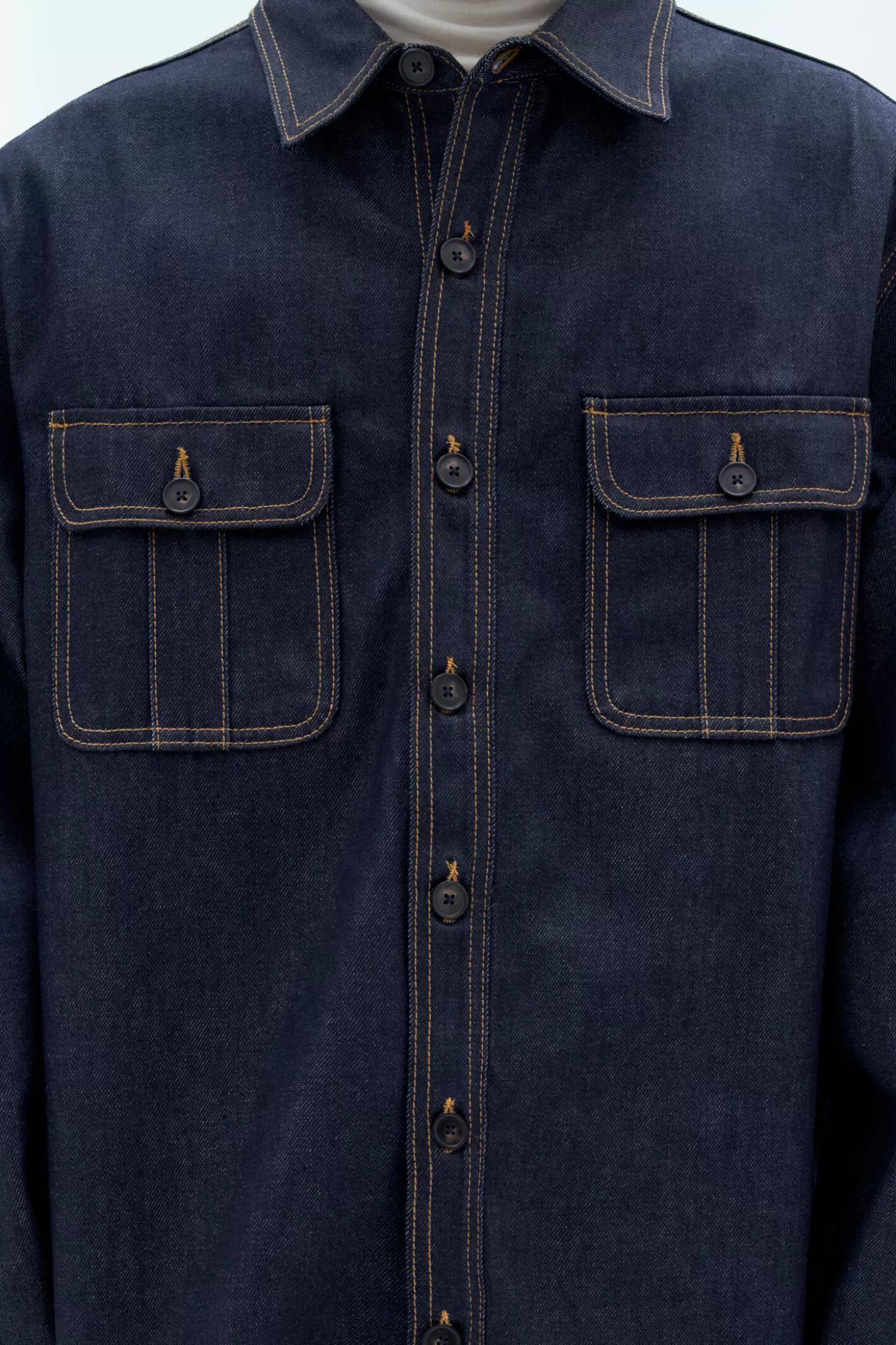 Filippa K Oversize Denim Shirt-Man Shirts