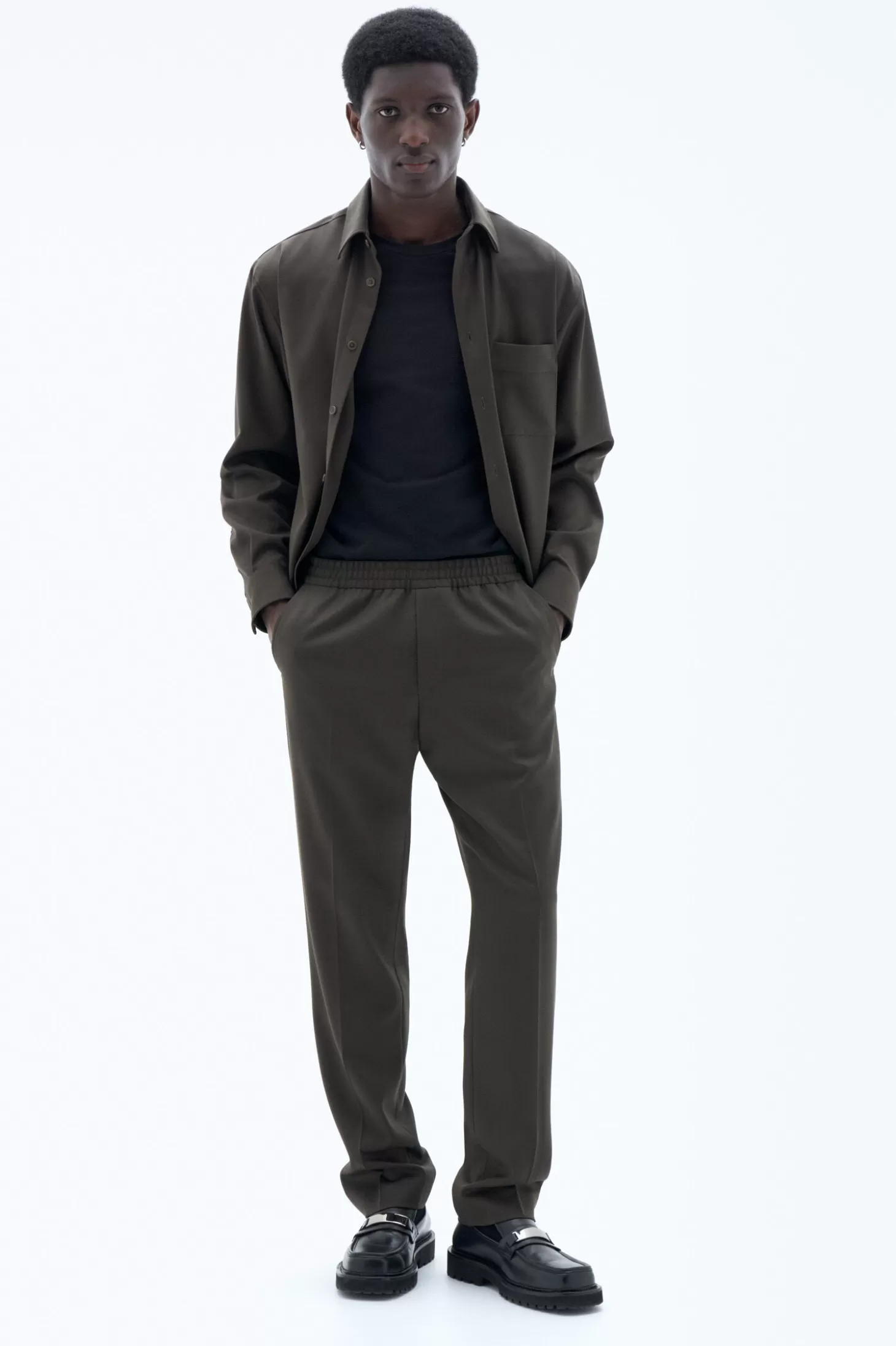 Filippa K Relaxed Wool Trousers-Man Trousers