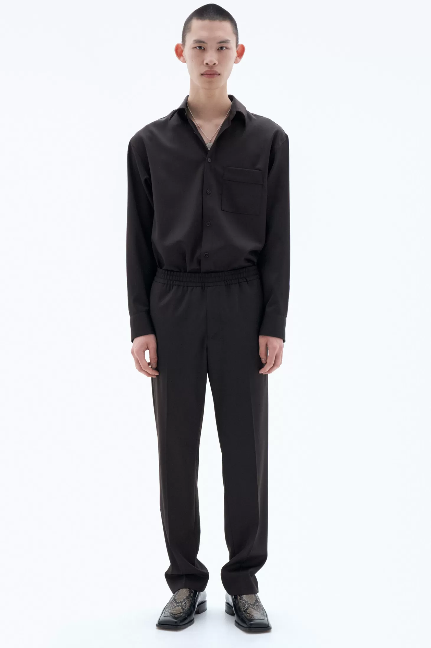 Filippa K Relaxed Wool Trousers-Man Trousers