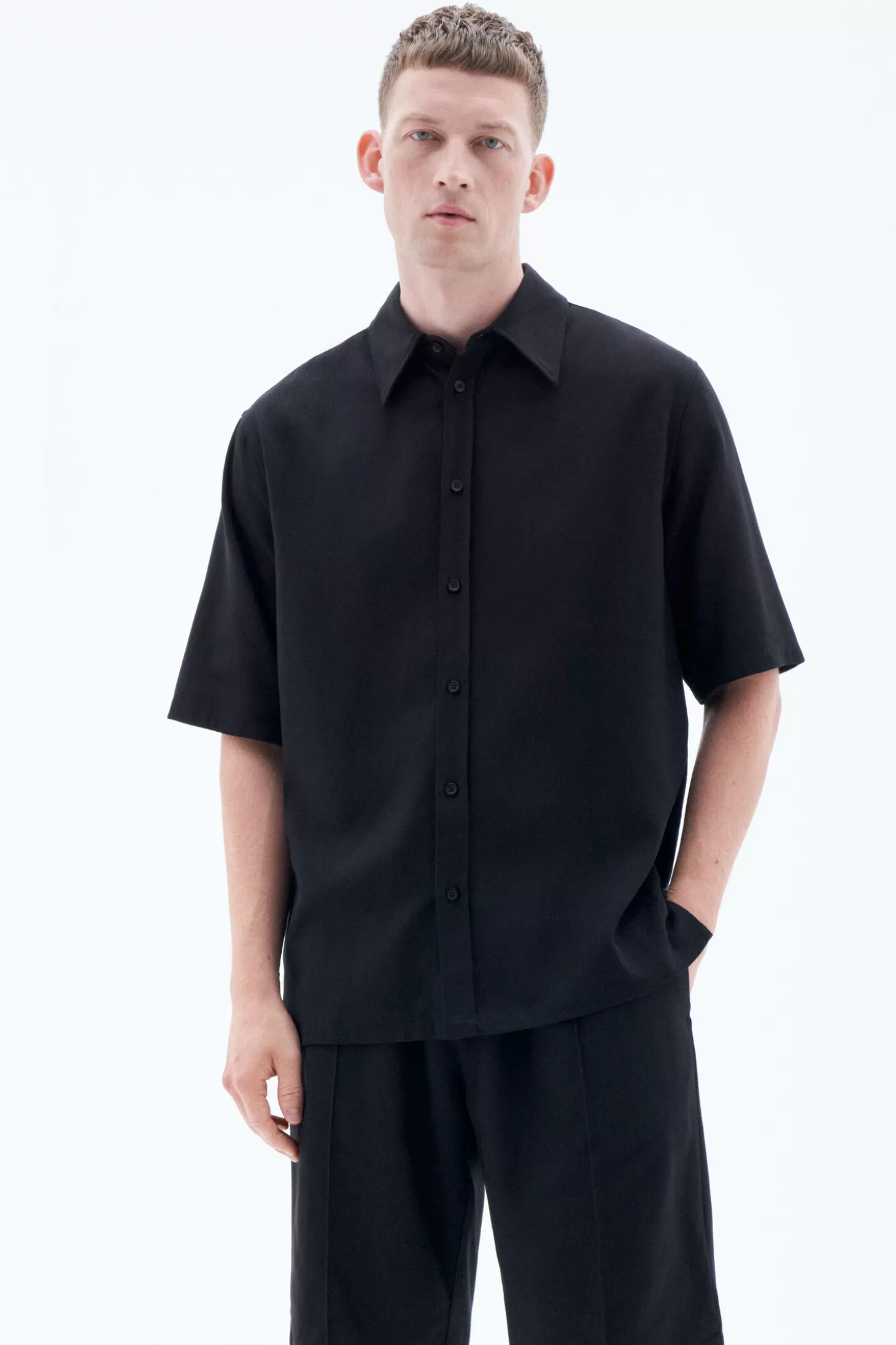 Filippa K Re:sourced Crepe Shirt-Man Shirts