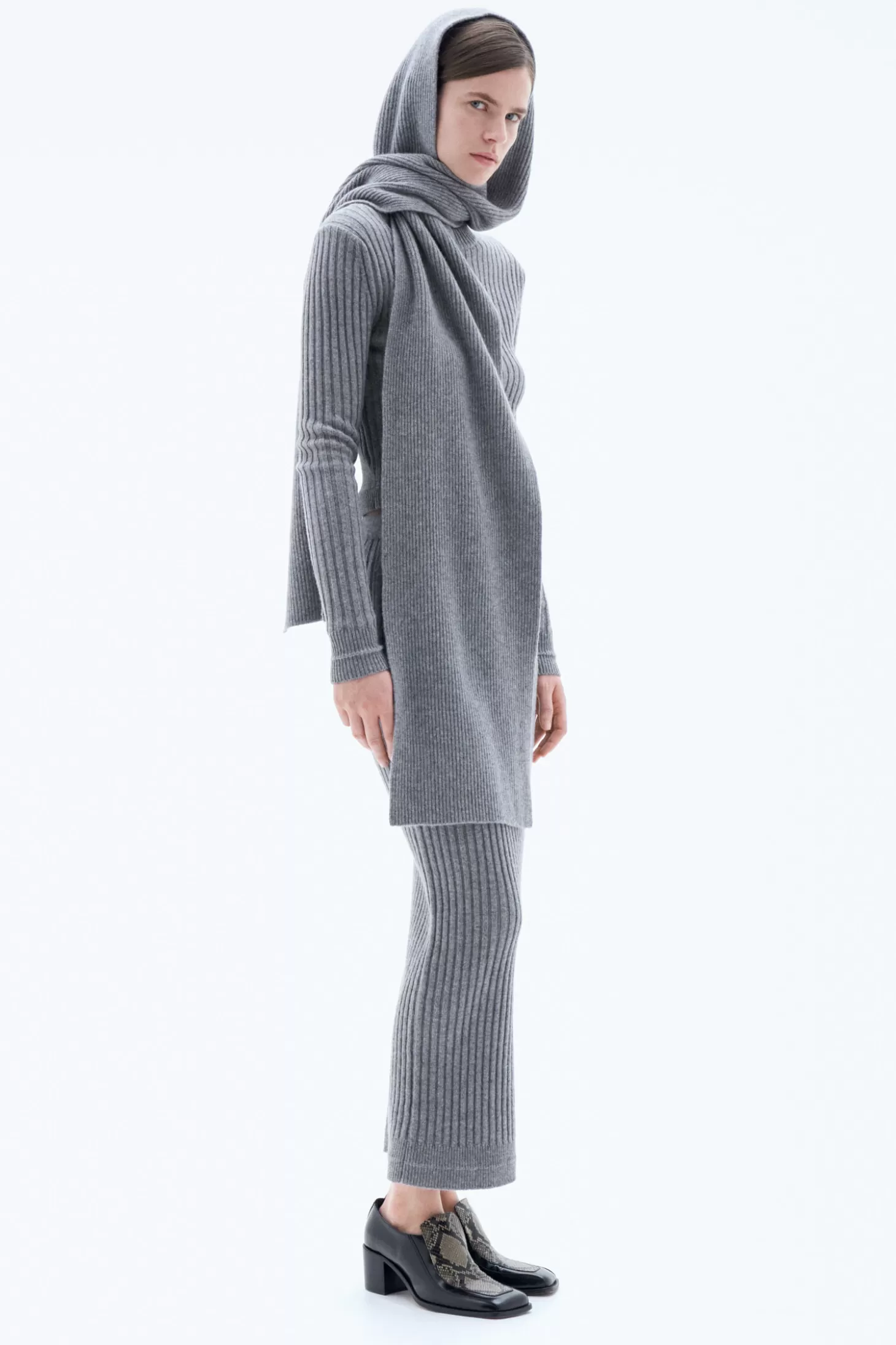 Filippa K Rib Beanie Scarf-Woman Hats & Scarves