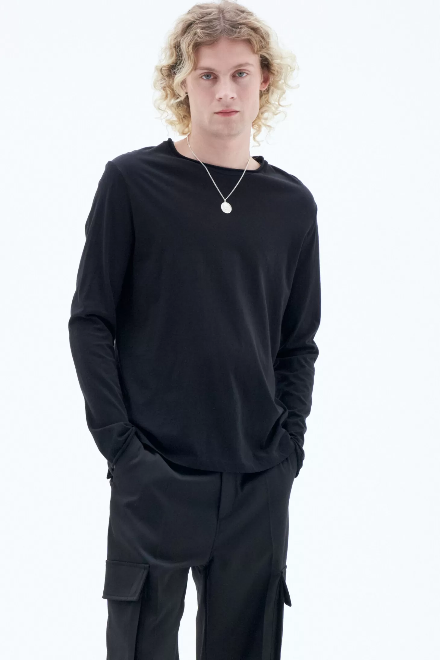 Filippa K Roll Neck Longsleeve-Man T-Shirts