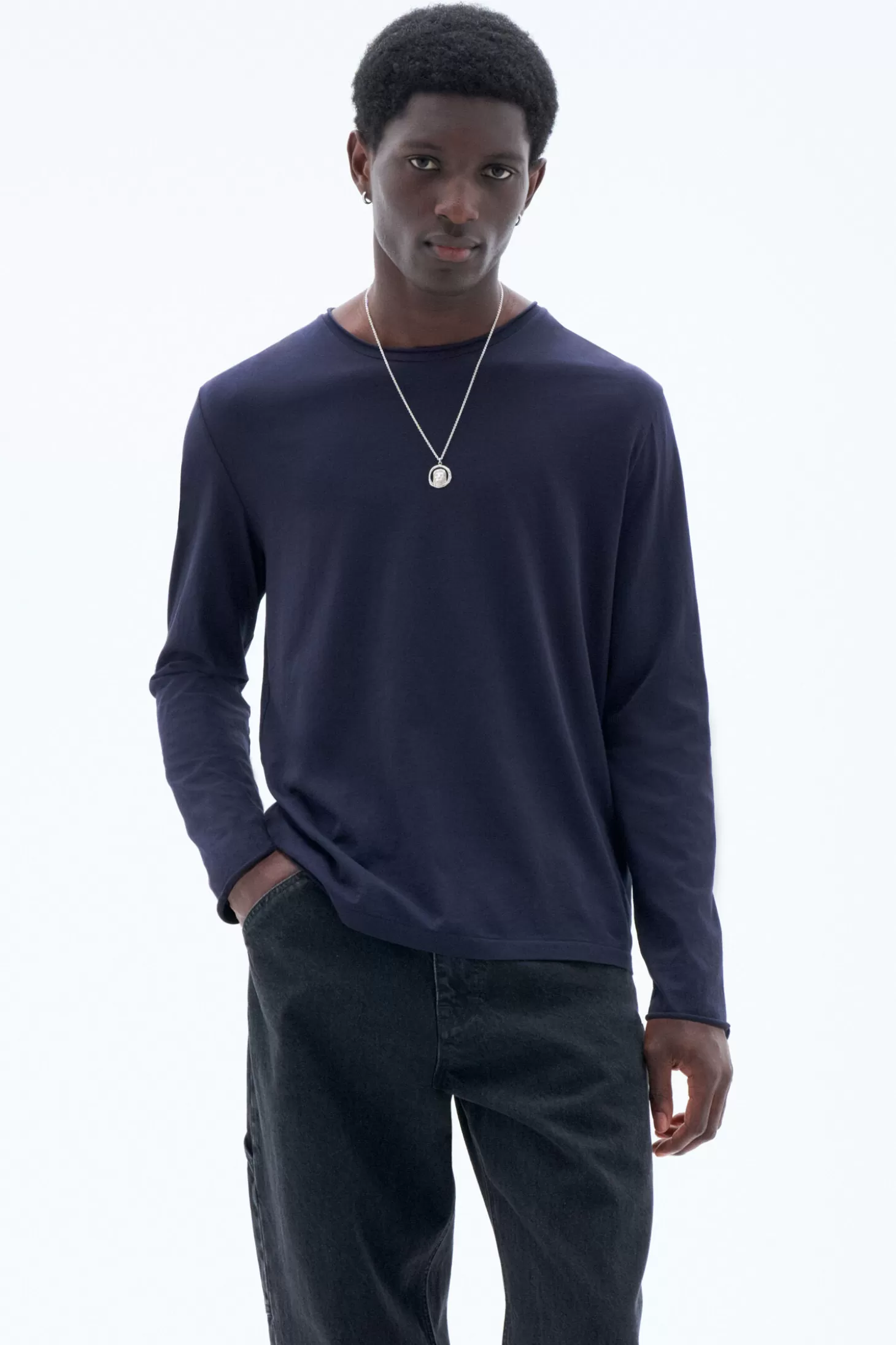 Filippa K Roll Neck Longsleeve-Man T-Shirts