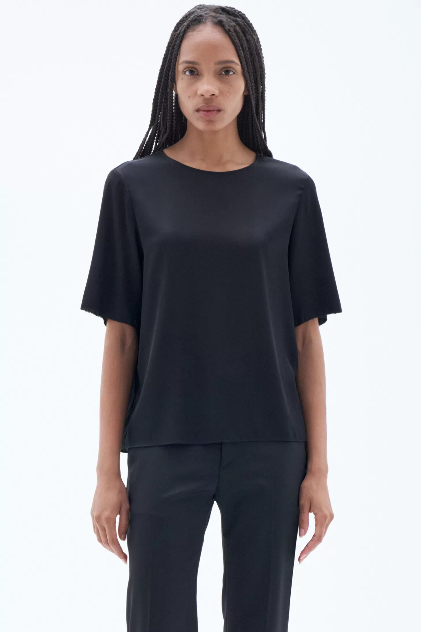 Filippa K Silk Tee-Woman Shirts & Blouses