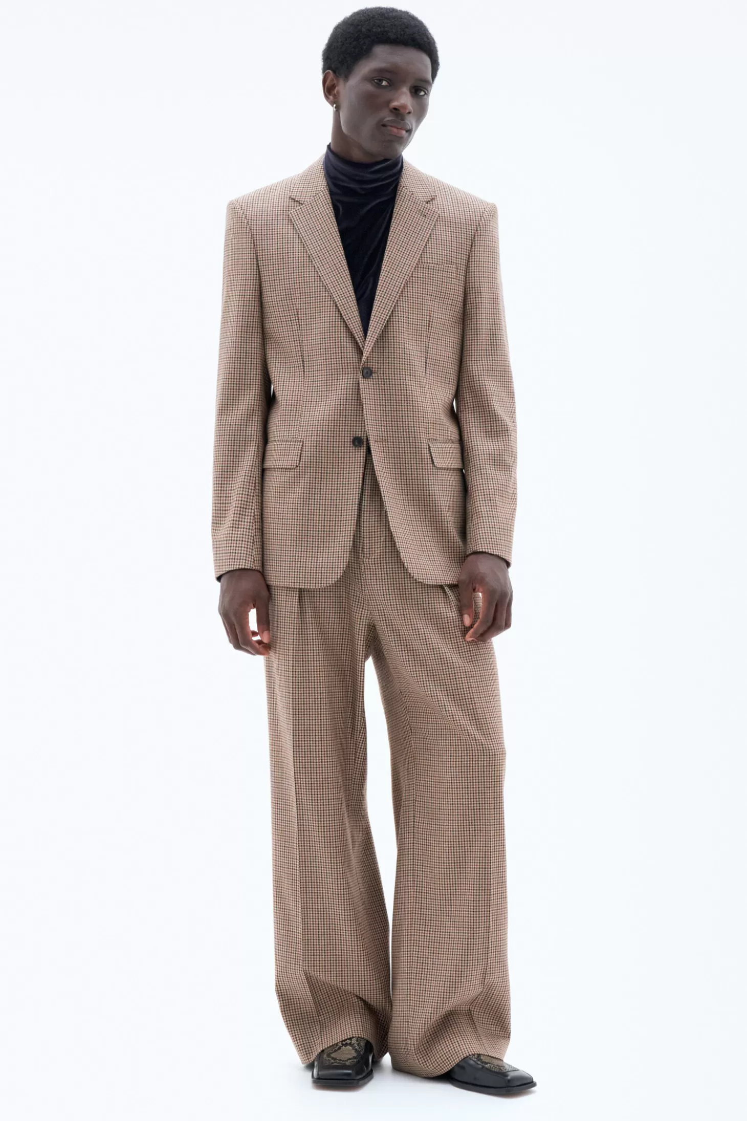 Filippa K Single Breasted Check Blazer-Man Tailoring | Suit jackets