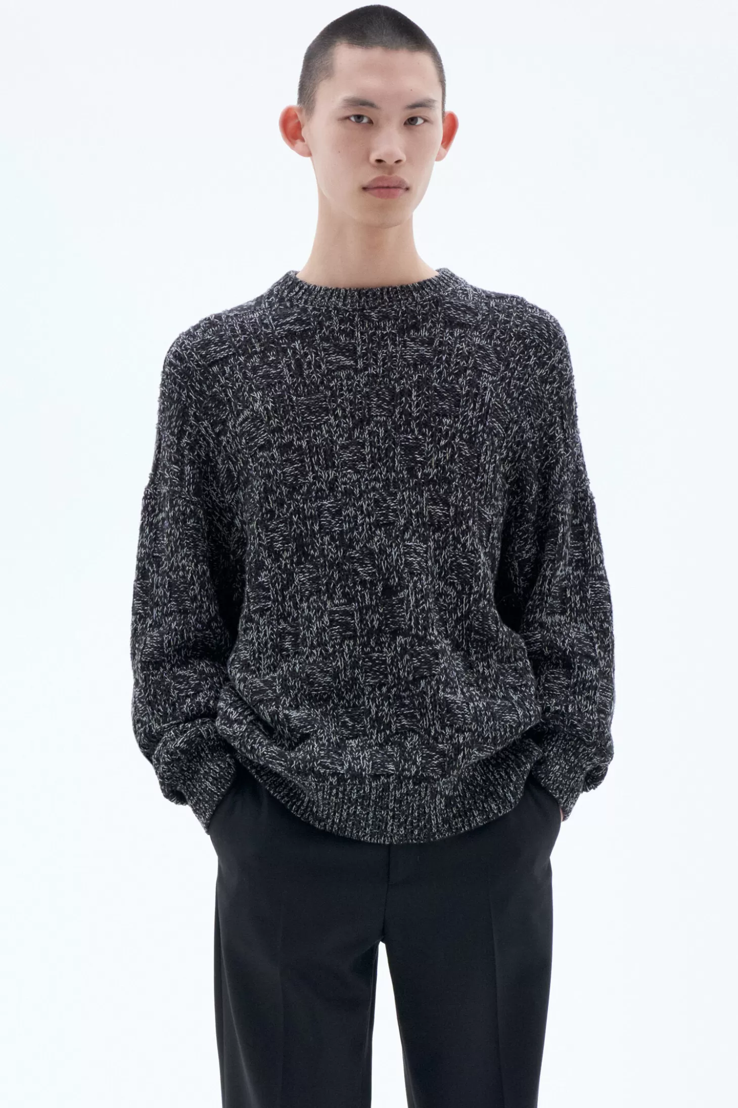 Filippa K Square Knit Sweater-Man Knitwear