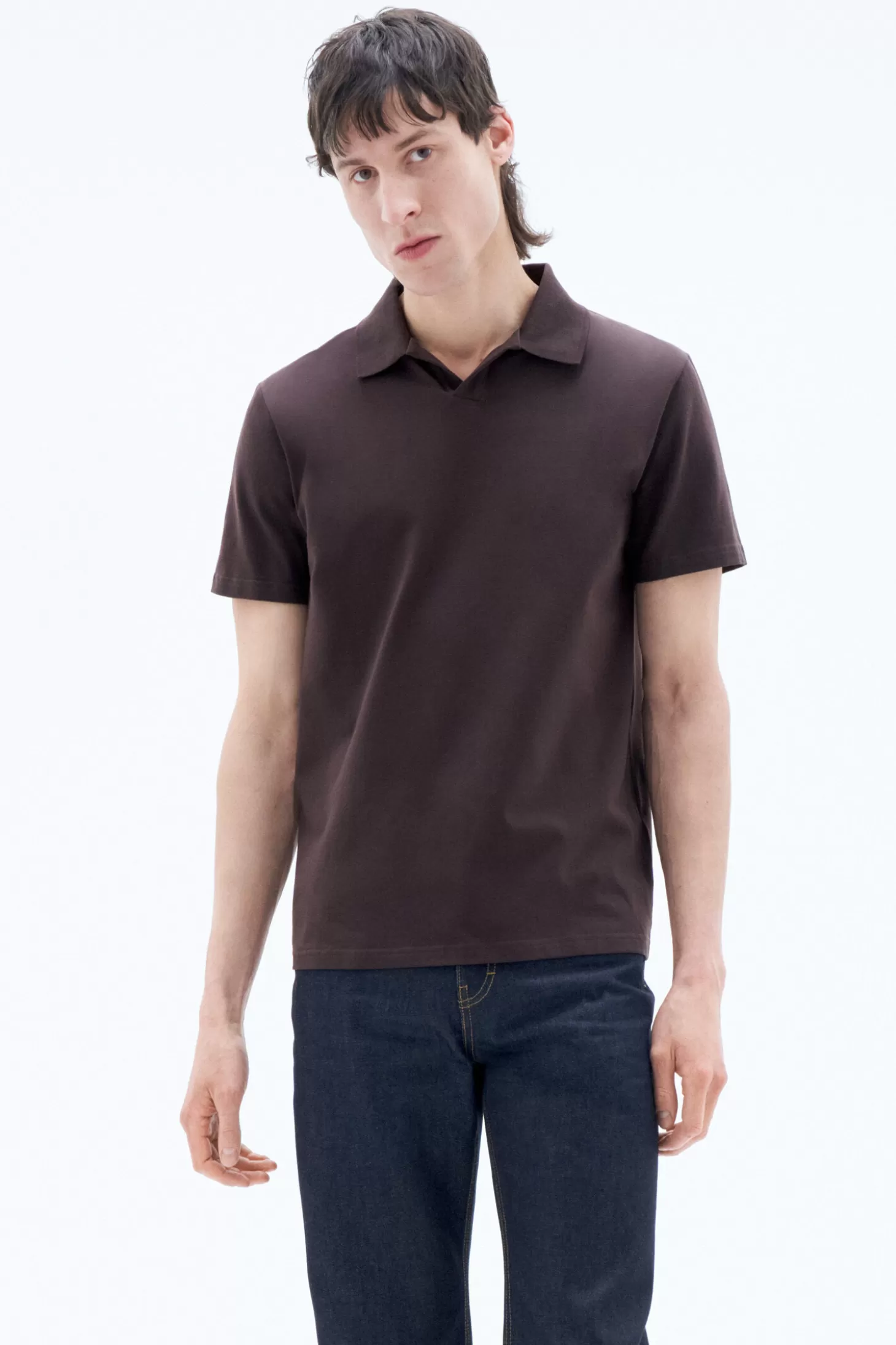 Filippa K Stretch Cotton Polo T-Shirt-Man T-Shirts