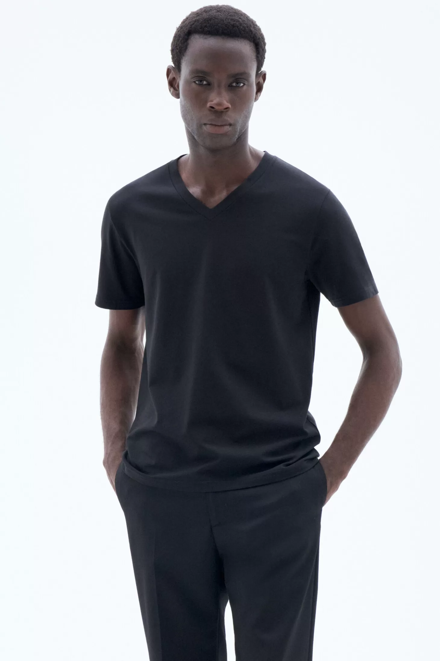 Filippa K Stretch V-Neck Tee-Man T-Shirts