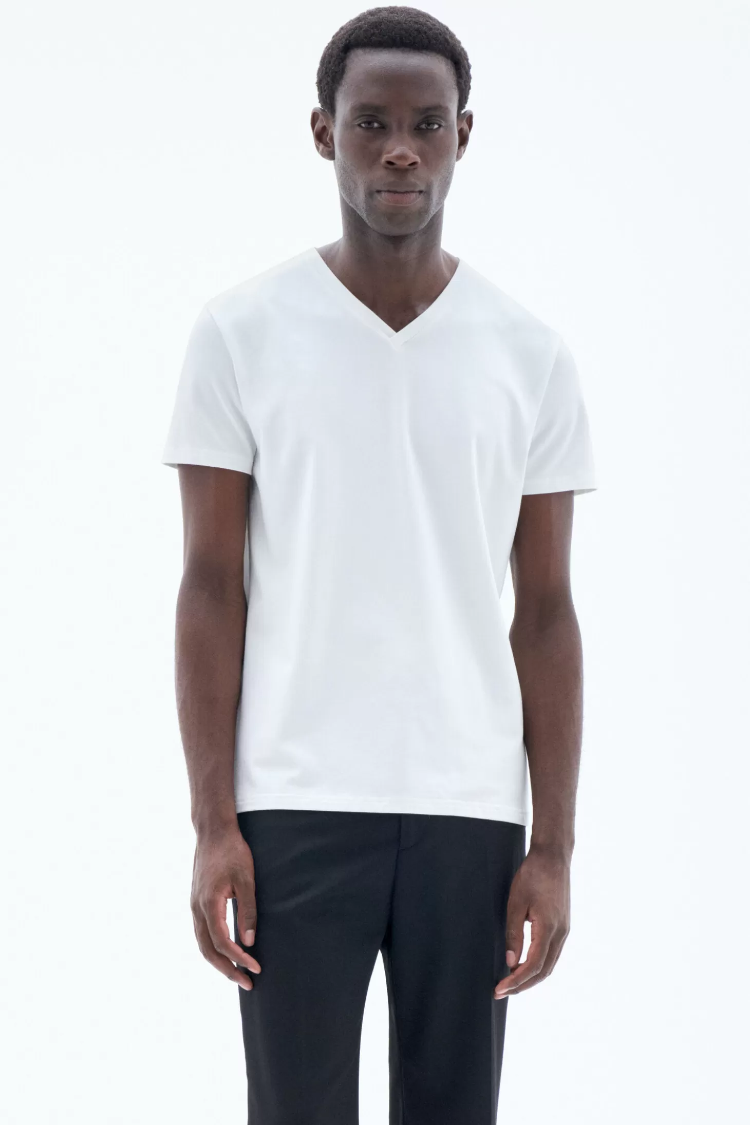 Filippa K Stretch V-Neck Tee-Man T-Shirts