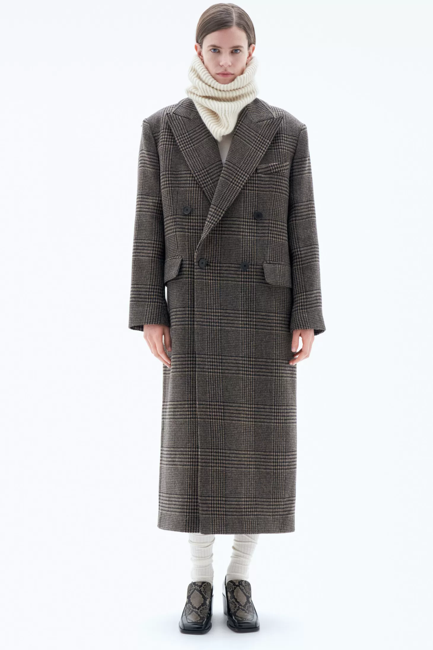 Filippa K Tailored Check Coat-Woman Outerwear