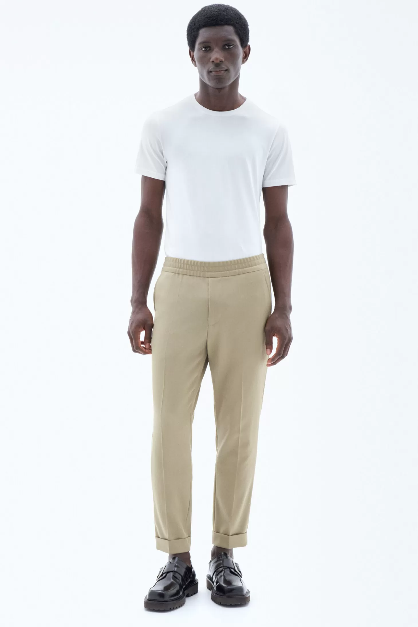 Filippa K Terry Cropped Trousers-Man Trousers