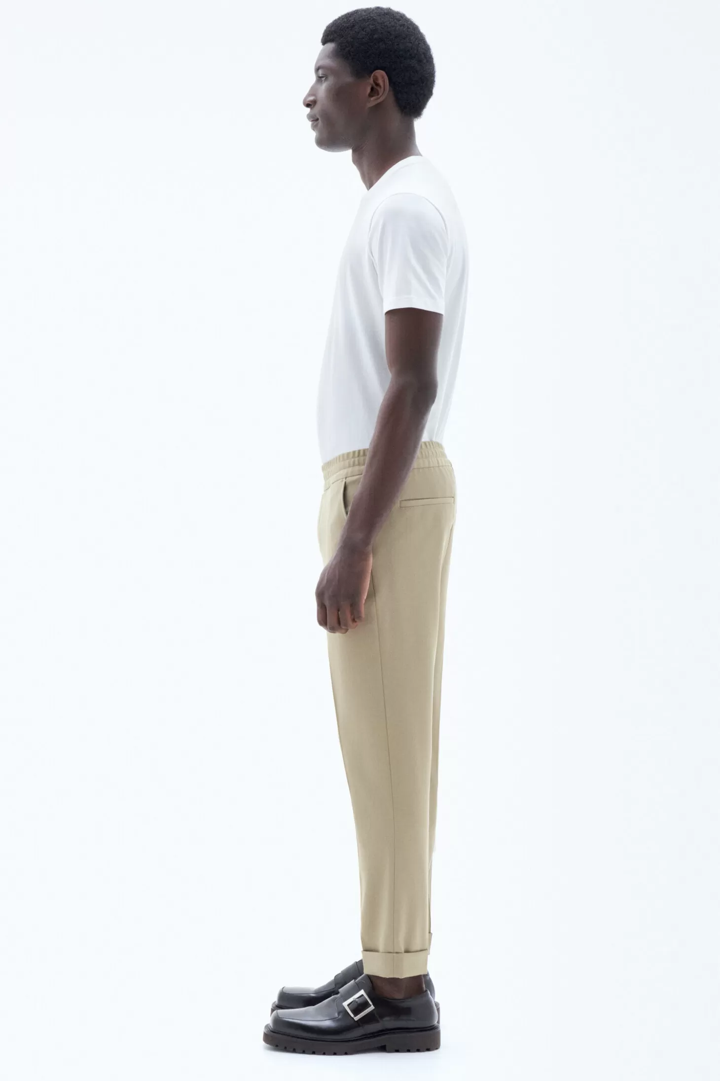 Filippa K Terry Cropped Trousers-Man Trousers