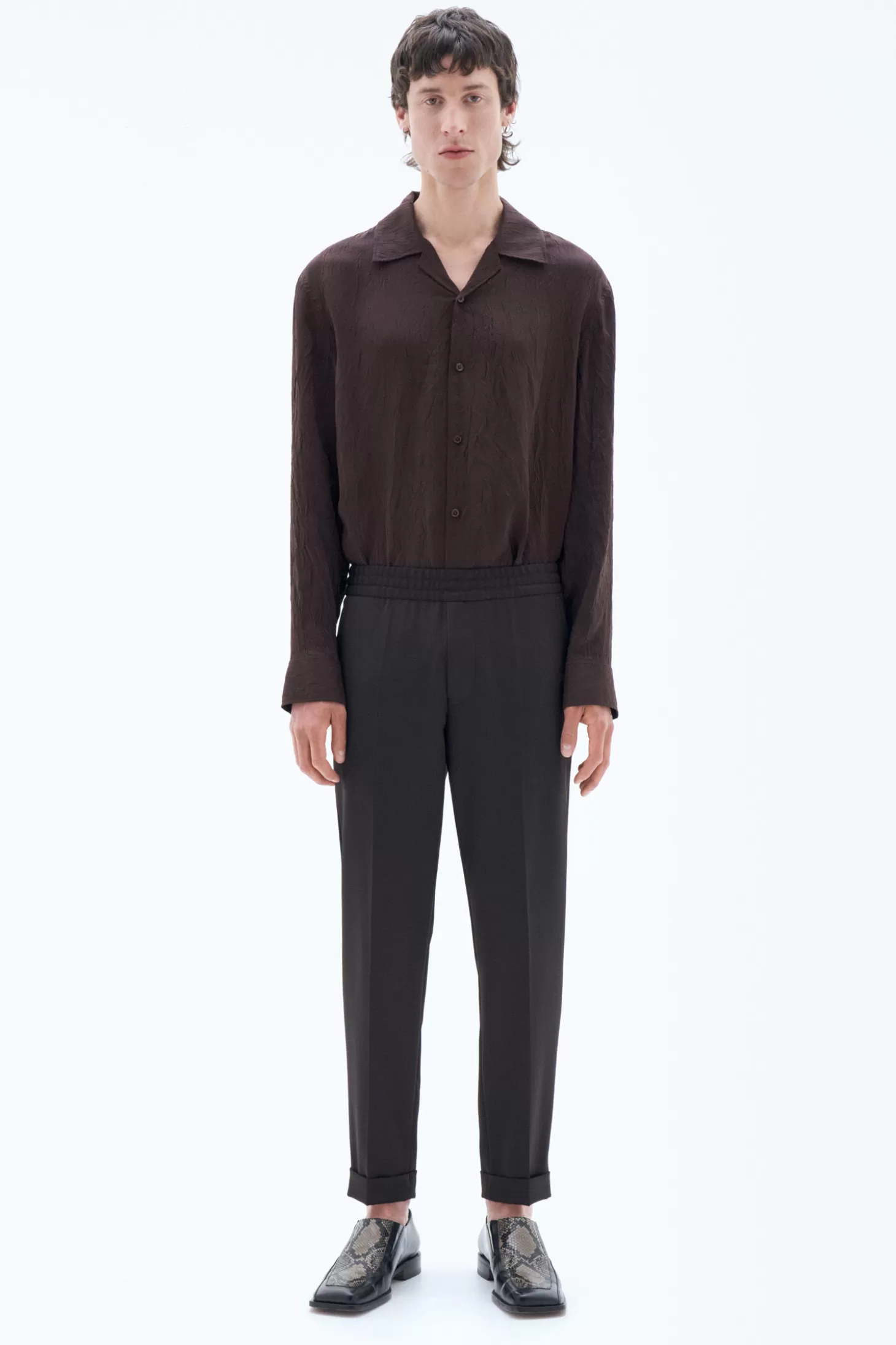 Filippa K Terry Cropped Trousers-Man Trousers