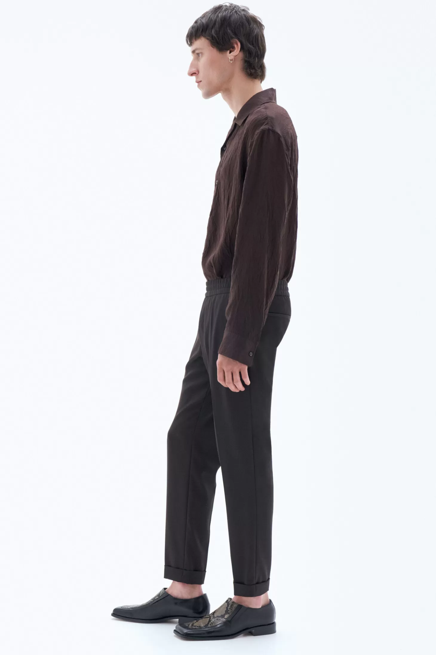 Filippa K Terry Cropped Trousers-Man Trousers