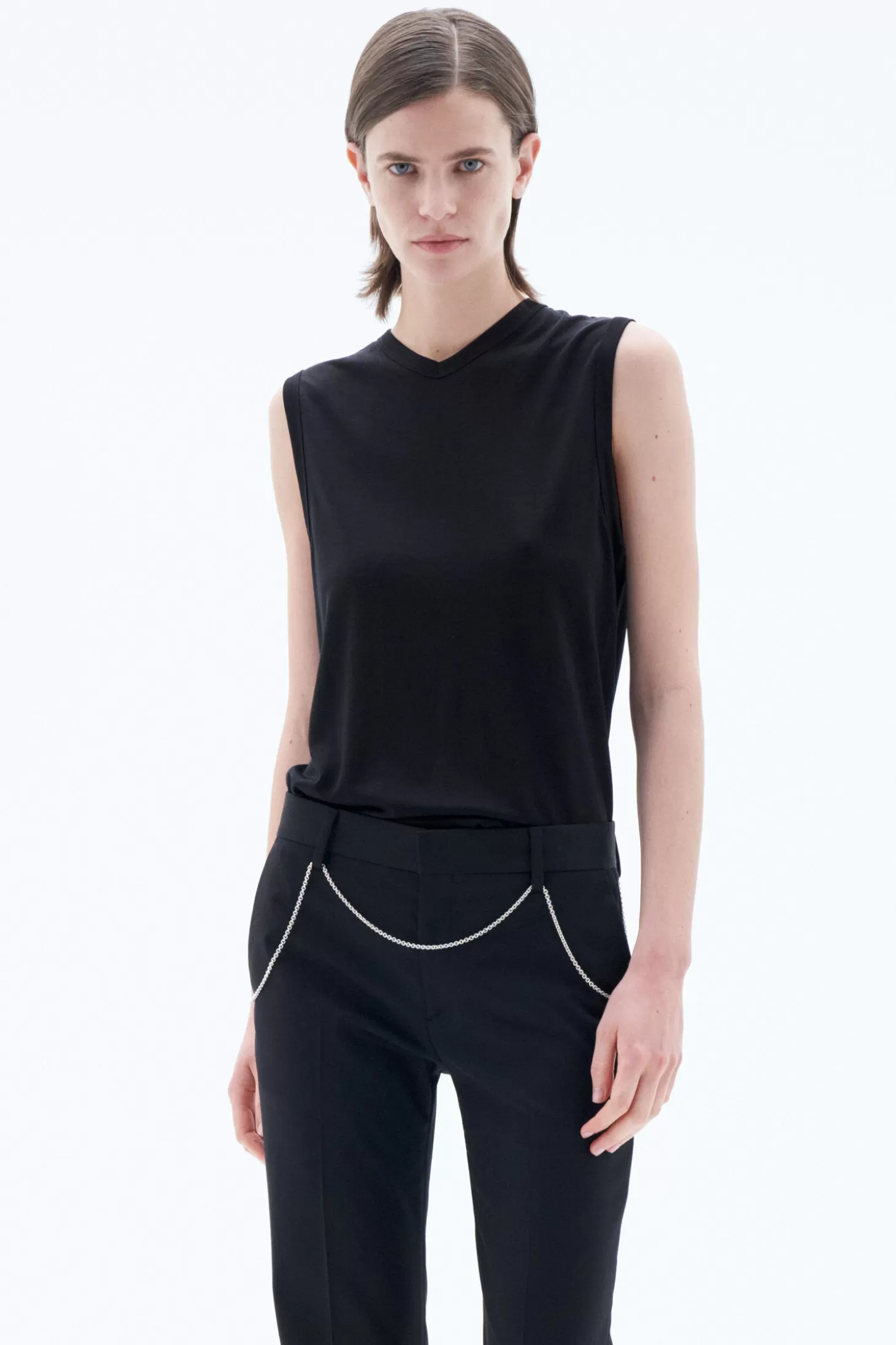 Filippa K V-Neck Tank Top-Woman Tops