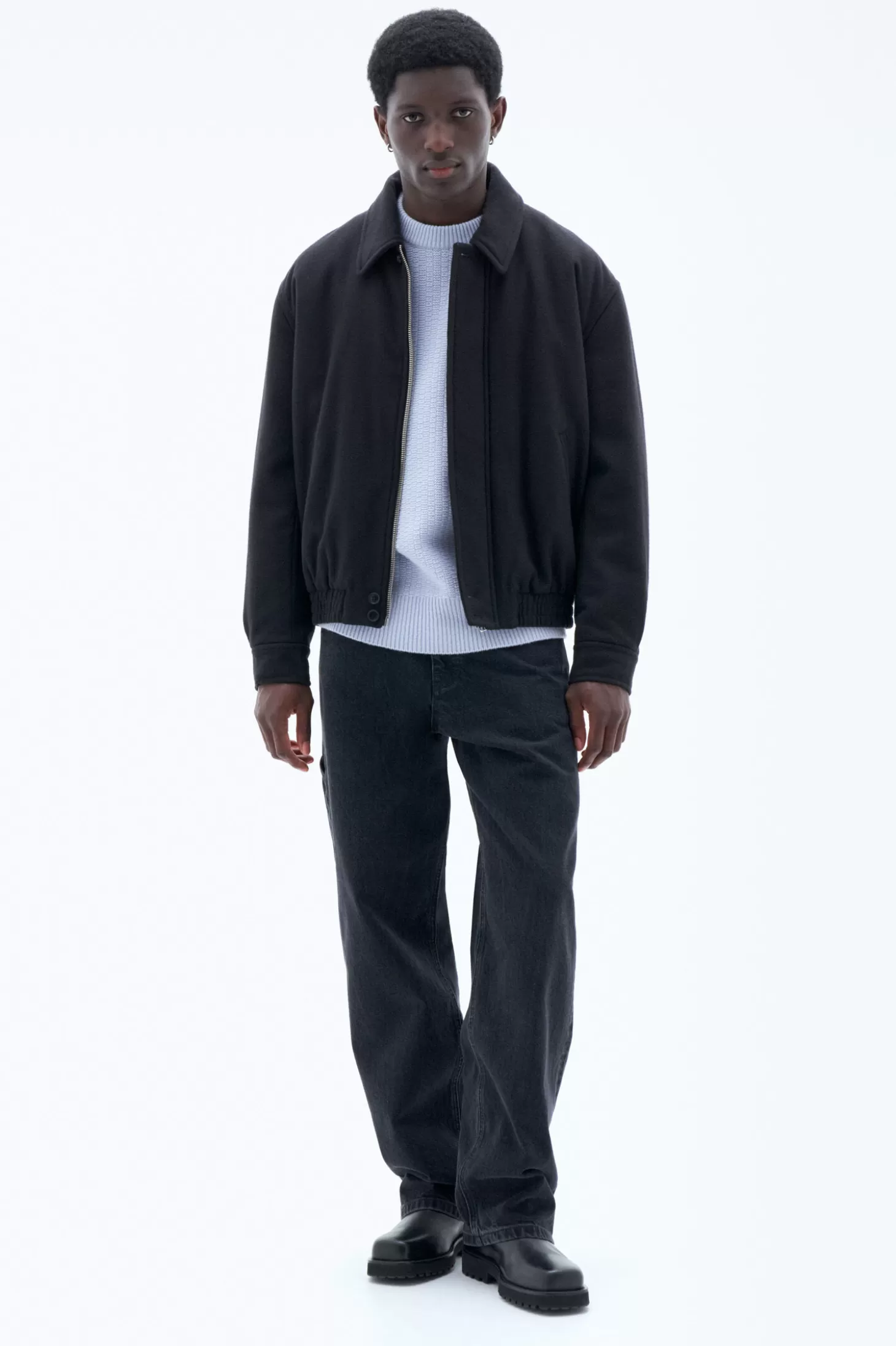 Filippa K Wool Bomber Jacket-Man Outerwear