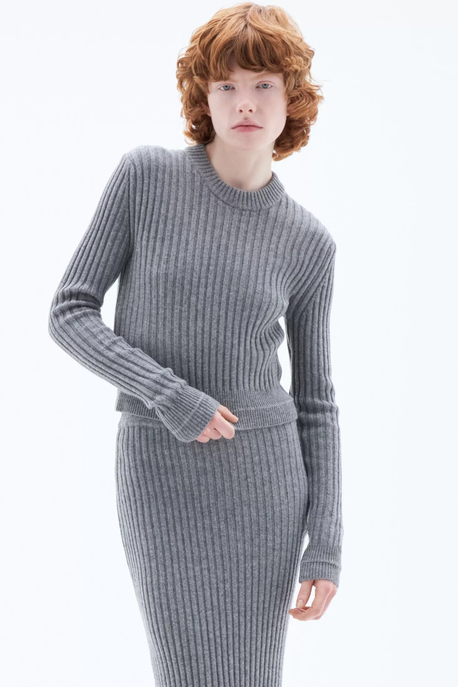 Filippa K Wool Rib Sweater-Woman Knitwear